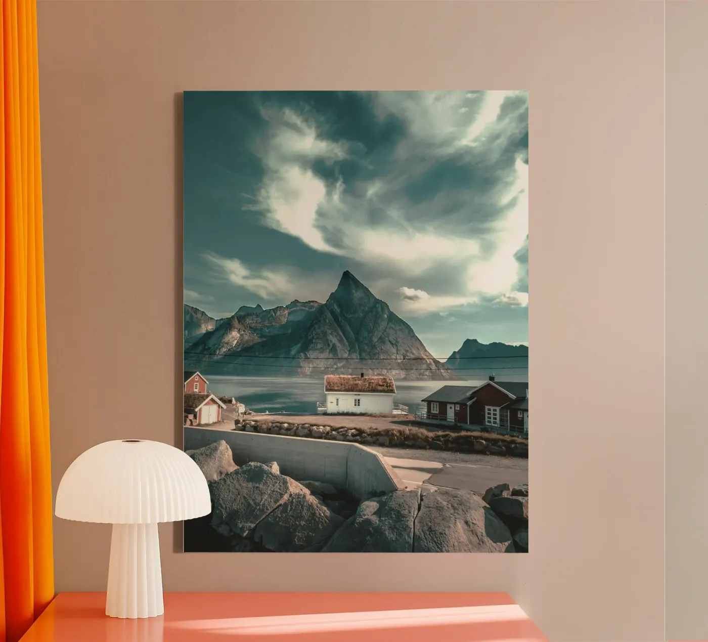 cabin rustic canvas van twillight