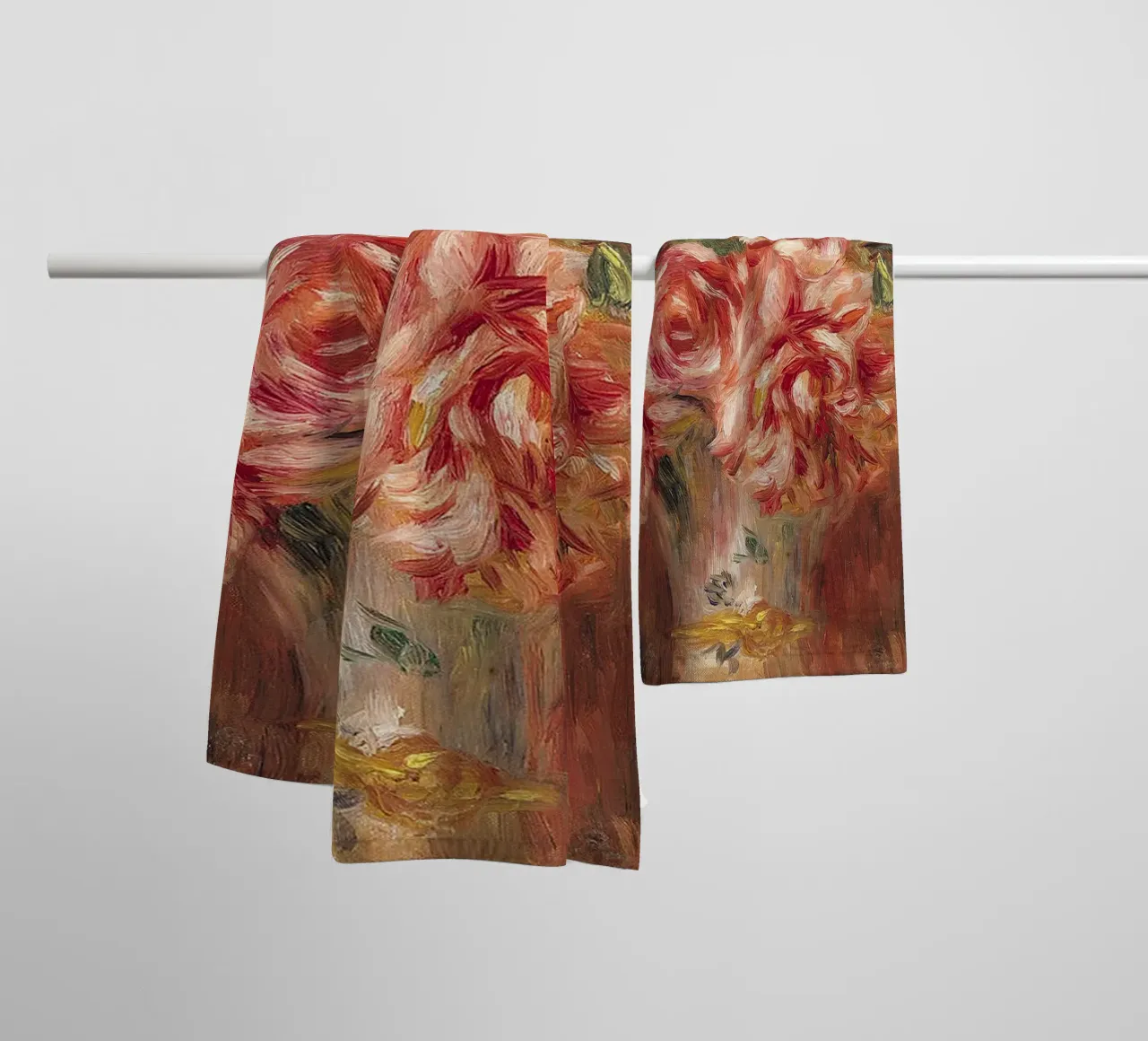 Rose in vaso asciugamano da bagno da LaurelArt