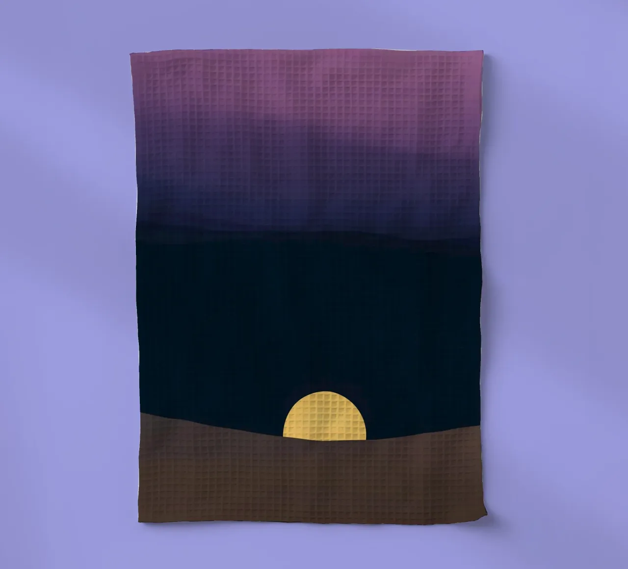 sunrise silhouette tea towel by twillight