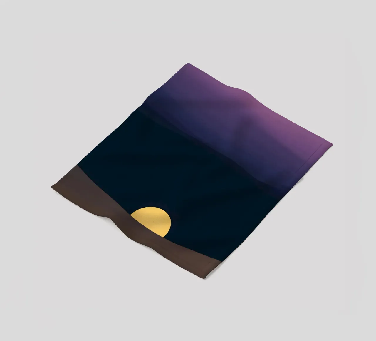 sunrise silhouette coperta in pile da twillight