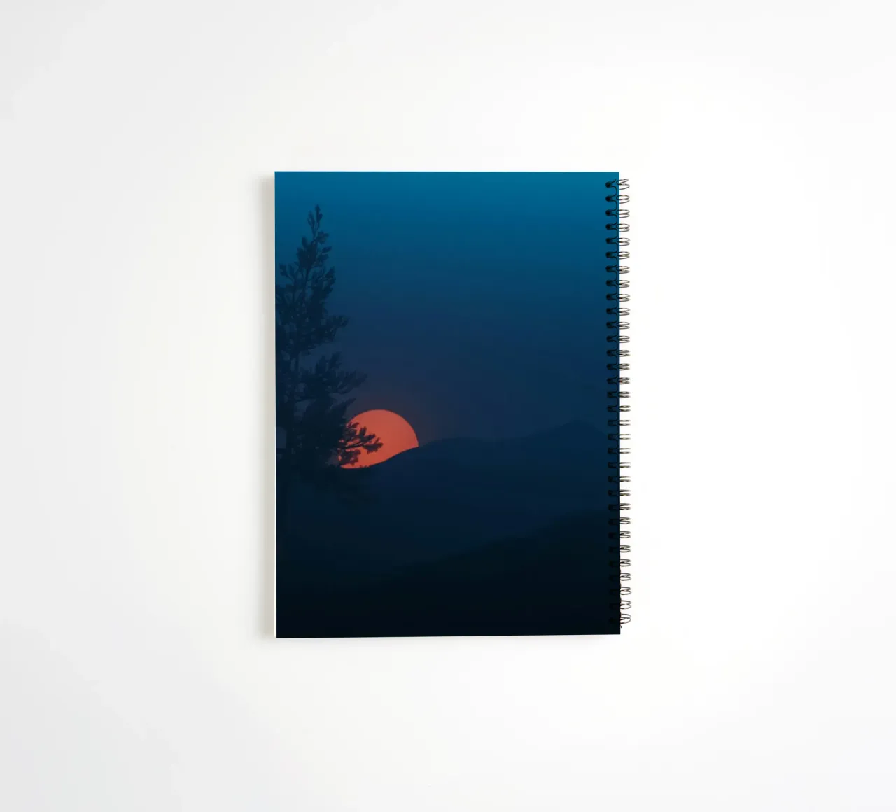 twilight shadow sky spiral notebook by twillight