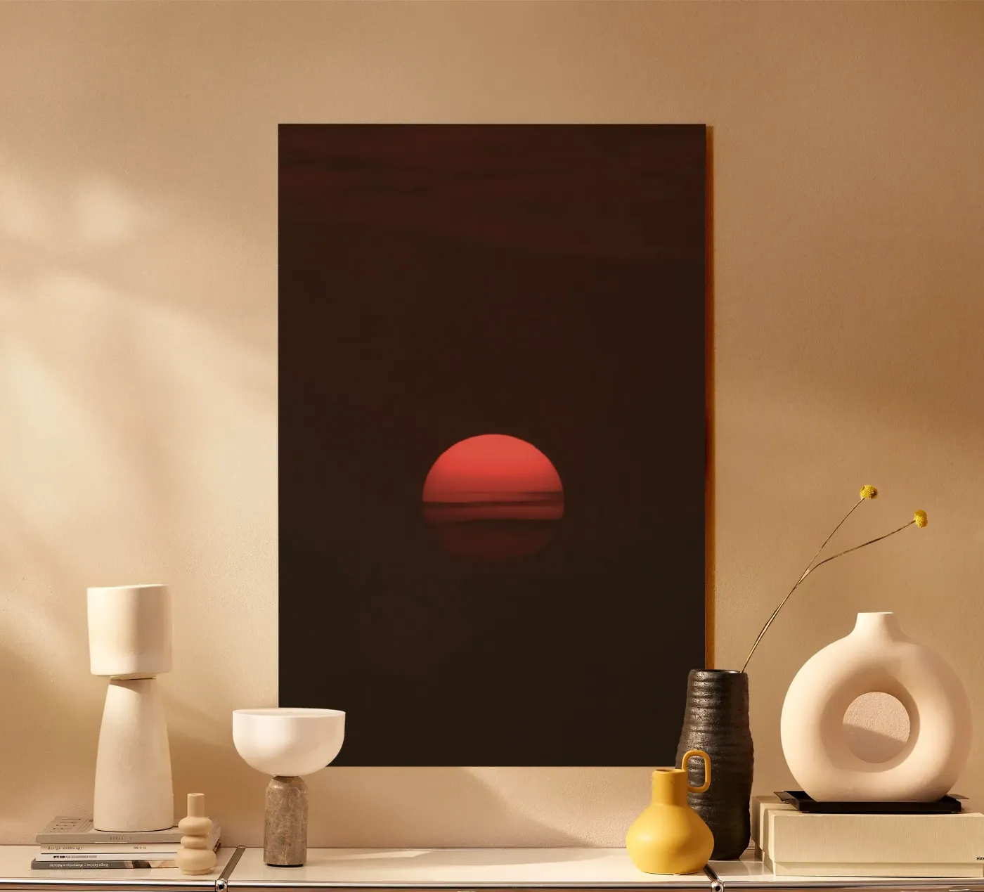 silhouette tranquility acrylic glass by twillight