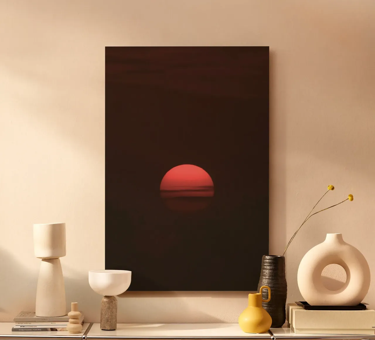 silhouette tranquility alluminio dibond da twillight