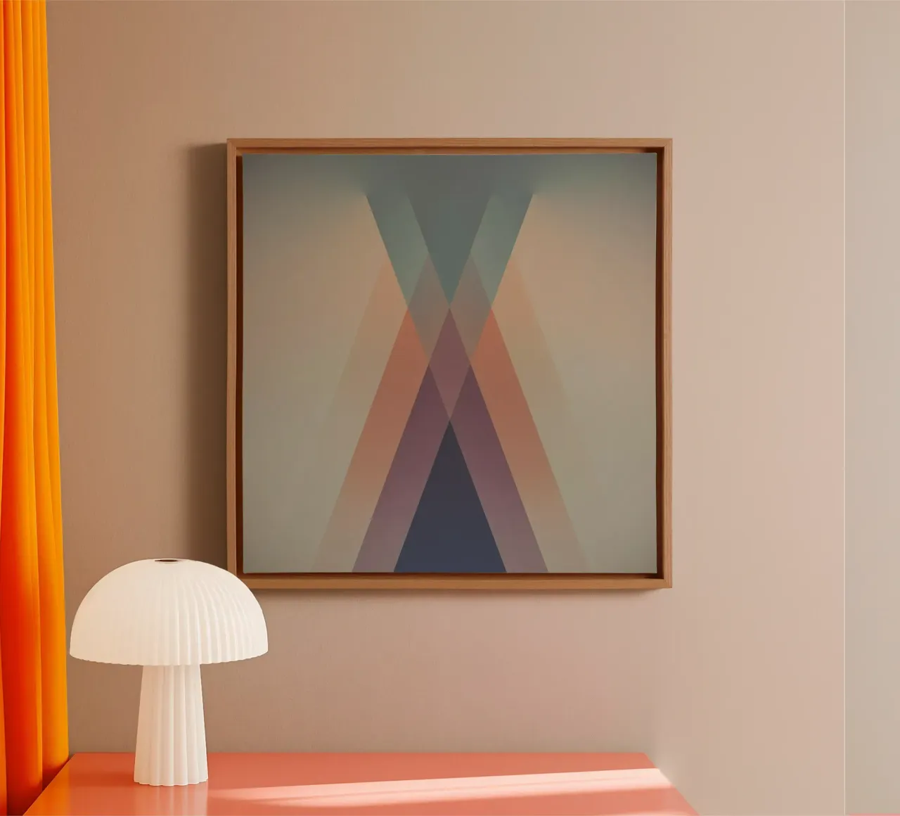 Modern Geometry No 1 canvas by Metron