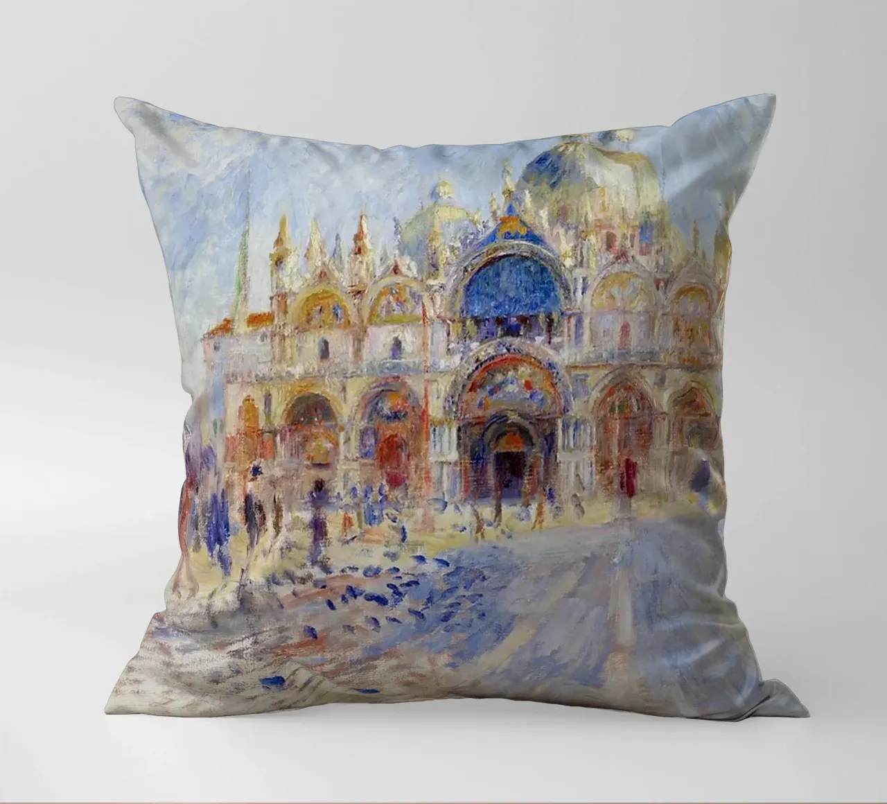 The Piazza San Marco cuscino da LaurelArt