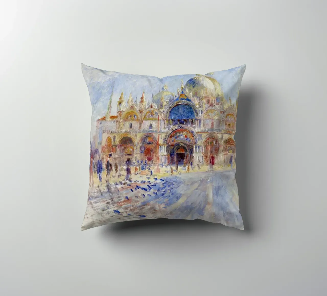 The Piazza San Marco cuscino da LaurelArt