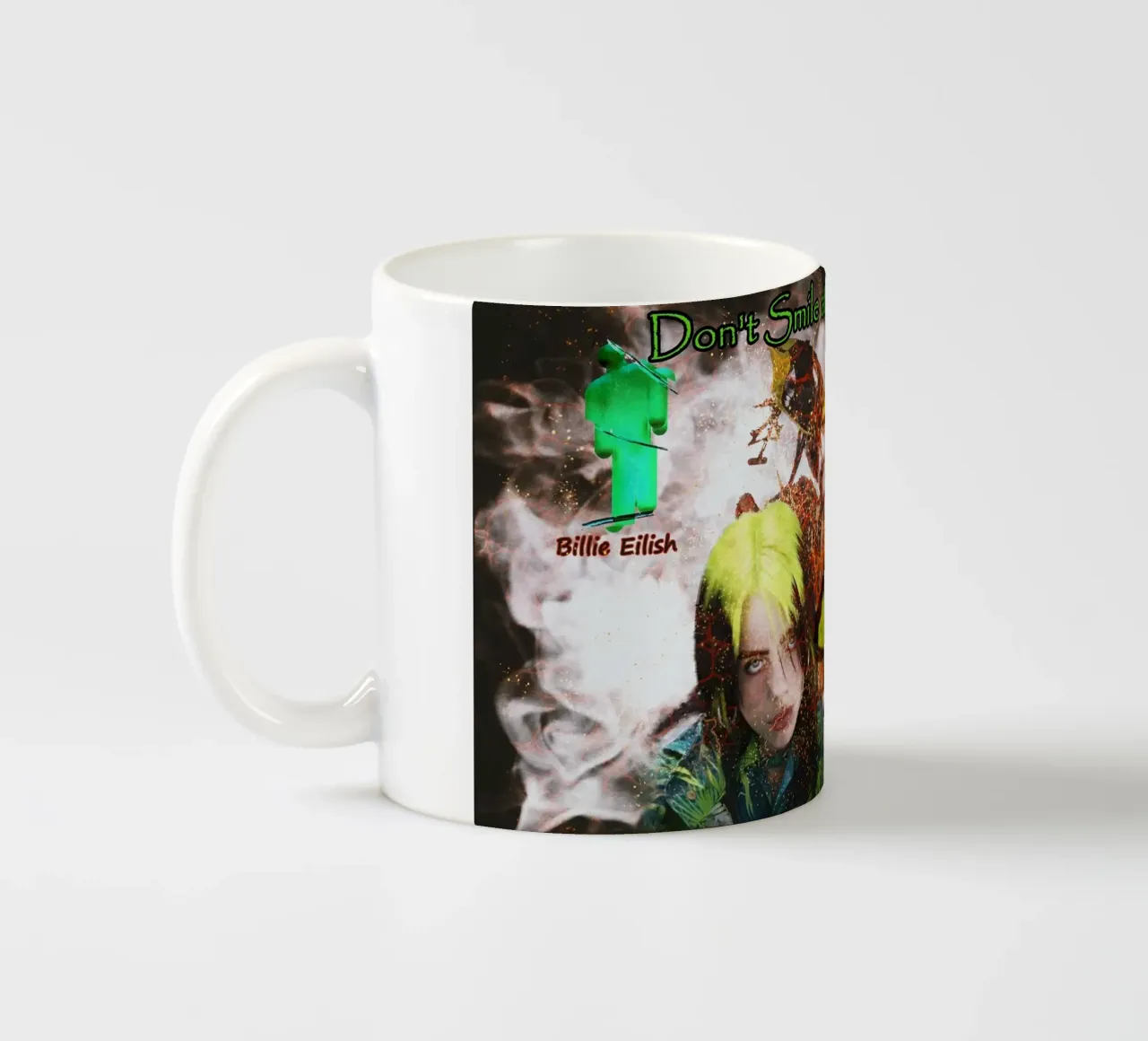 Billie Eilish con Yzf - R1 "Neon Malinconia tazza in ceramica da Abasa Inaraya