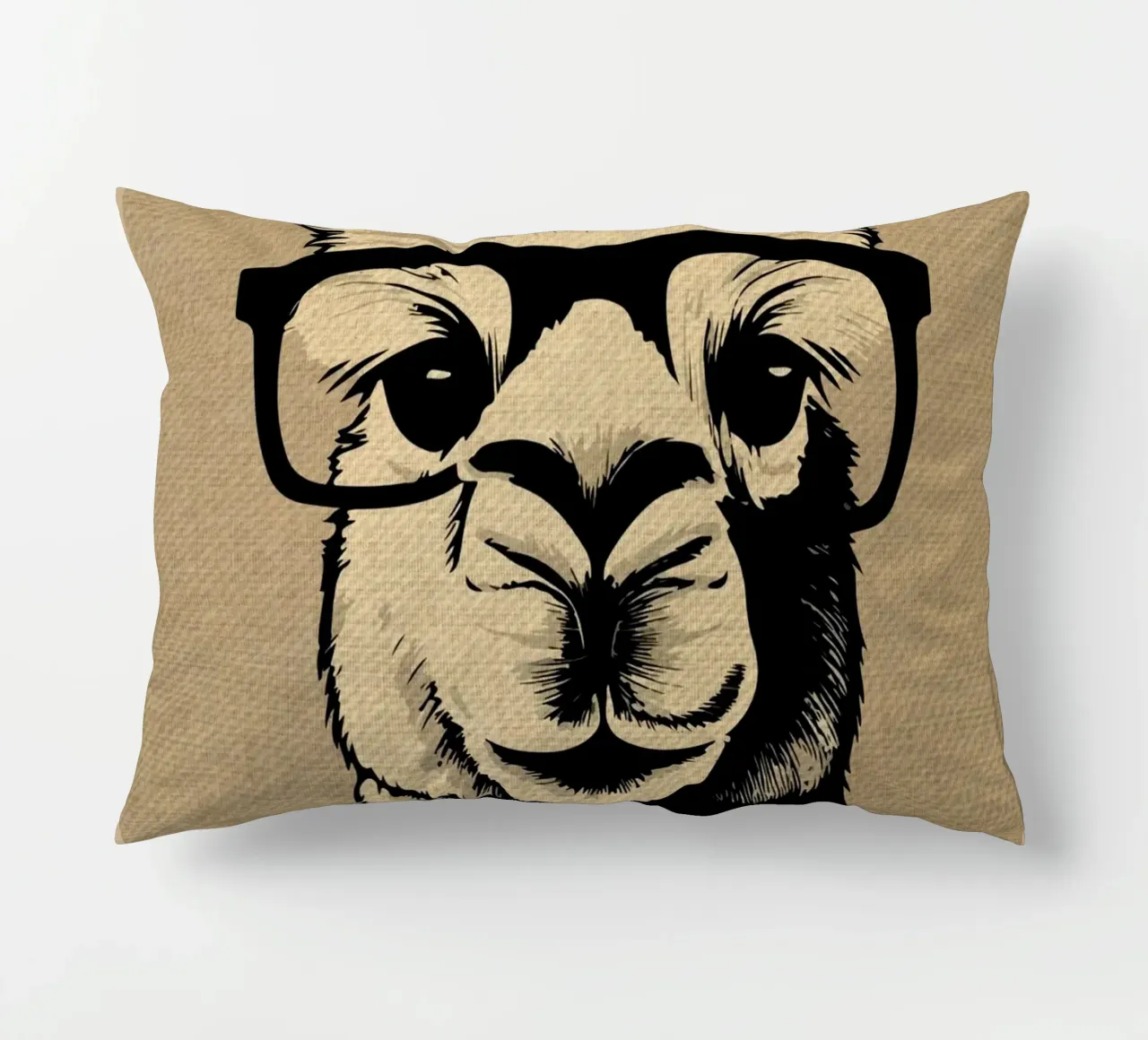 Divertente Alpaca Hipster cuscino da Drew Studio