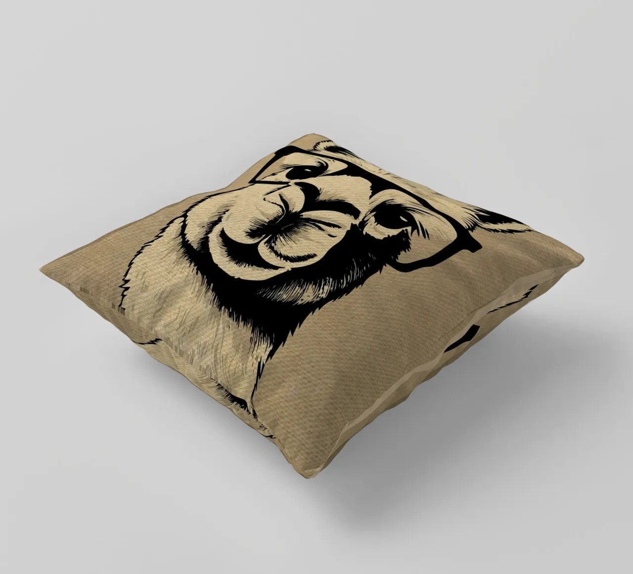 Divertente Alpaca Hipster cuscino da Drew Studio