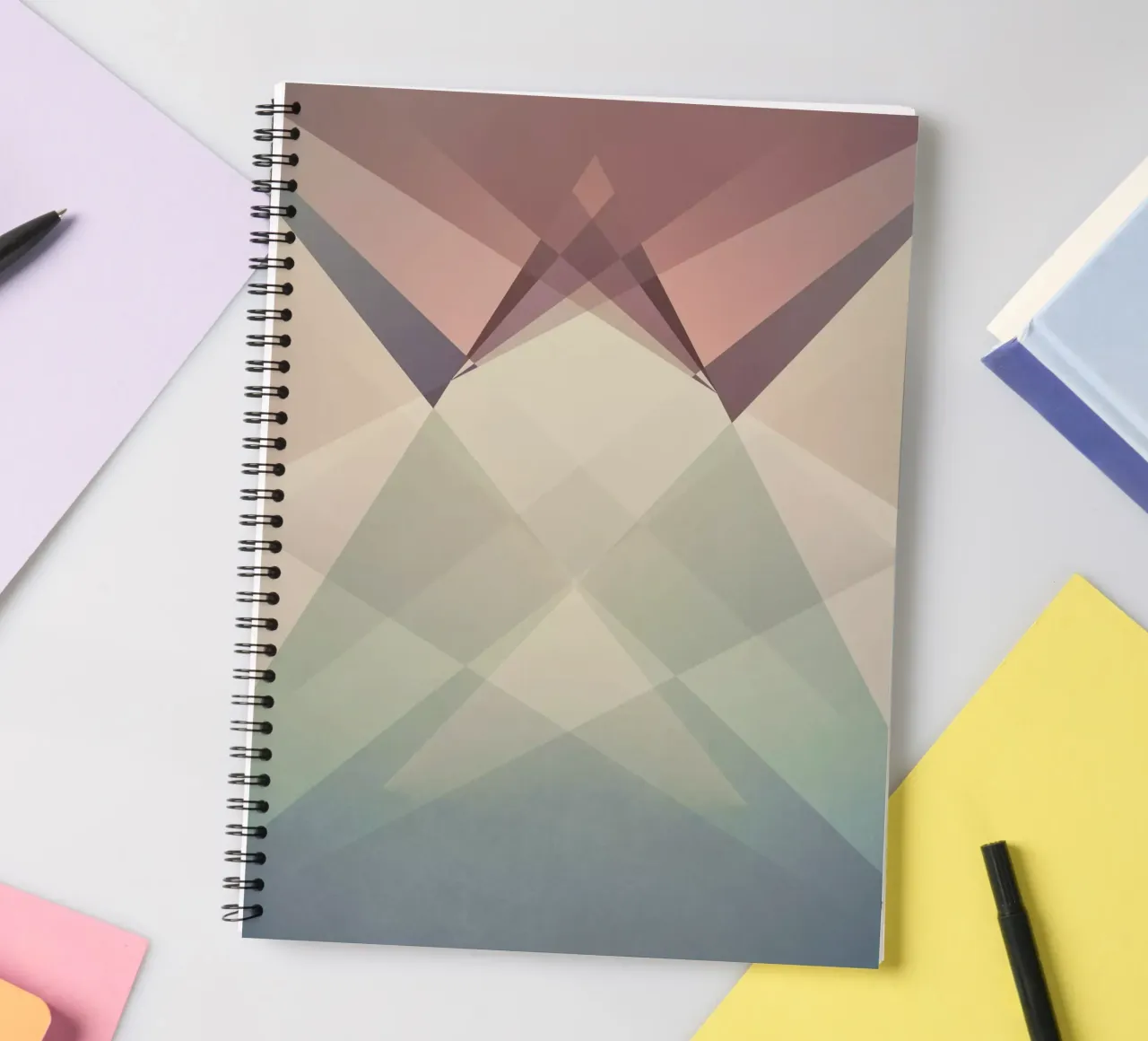 Modern Geometry No 14 spiral notebook by Metron