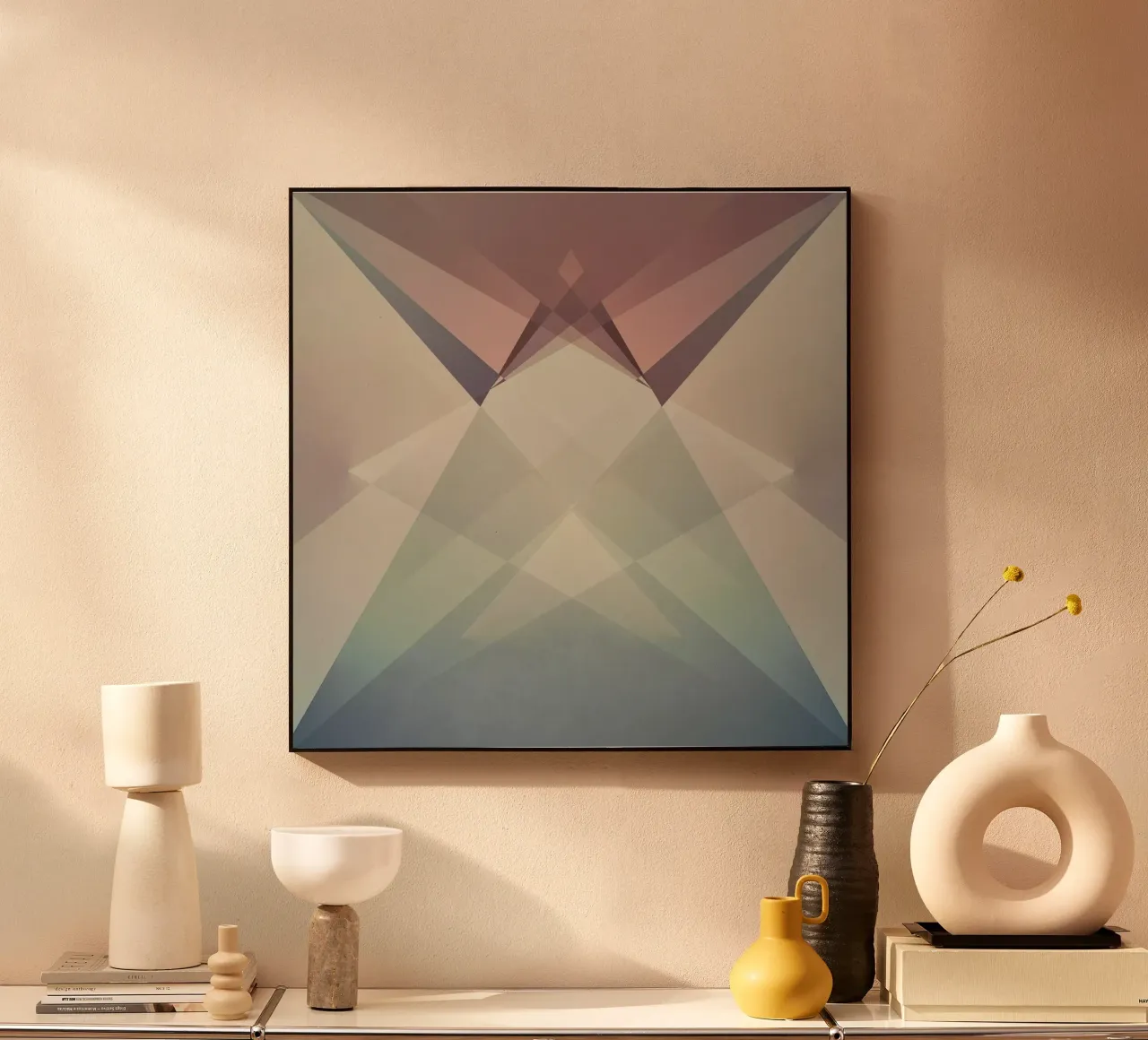 Geometria moderna n. 14 alluminio dibond da Metron