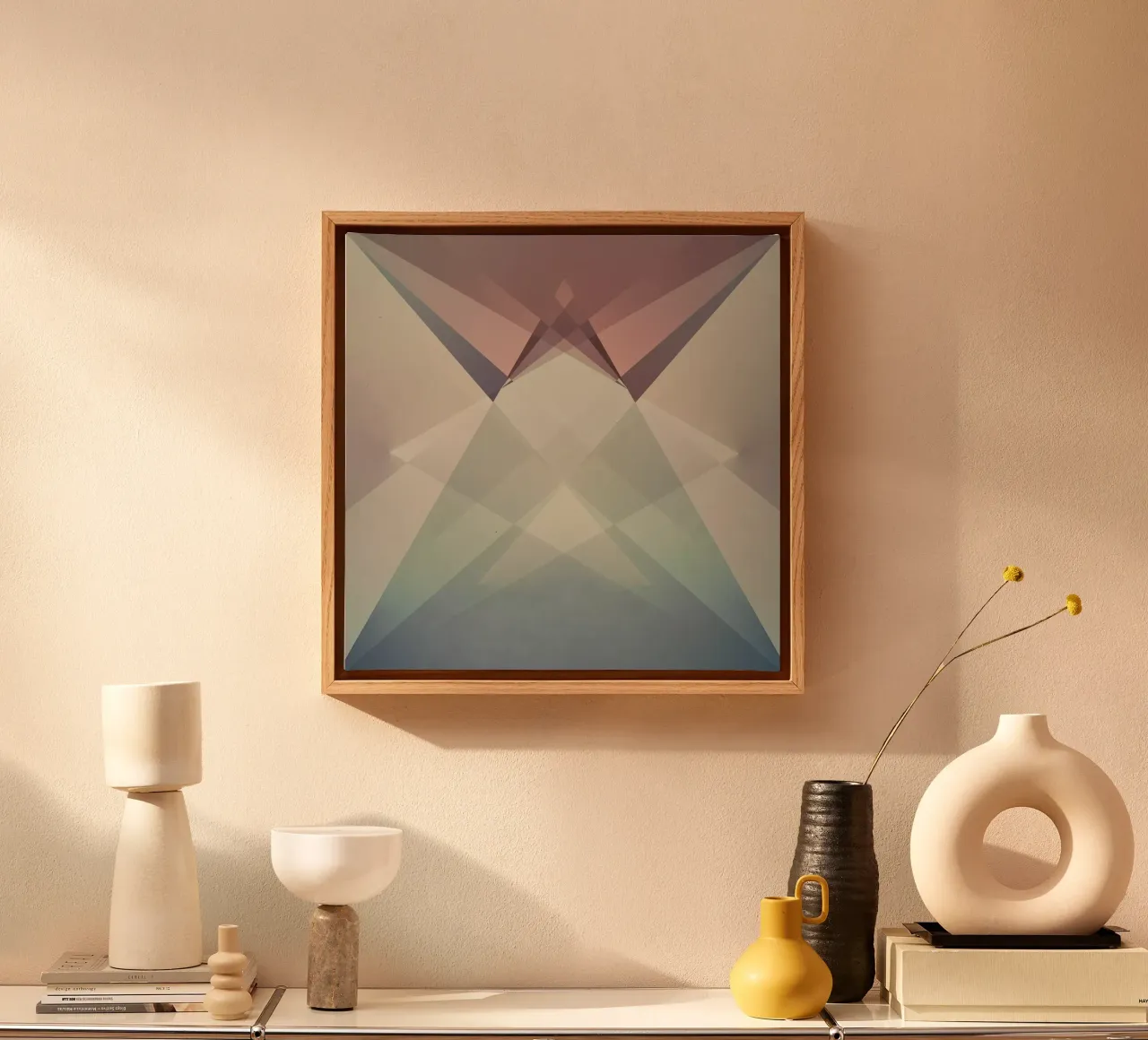 Modern Geometry No 14 canvas by Metron