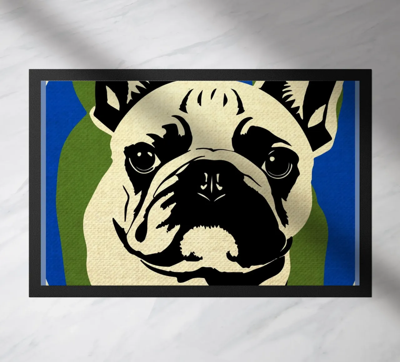 Bulldog francese zerbino da Drew Studio