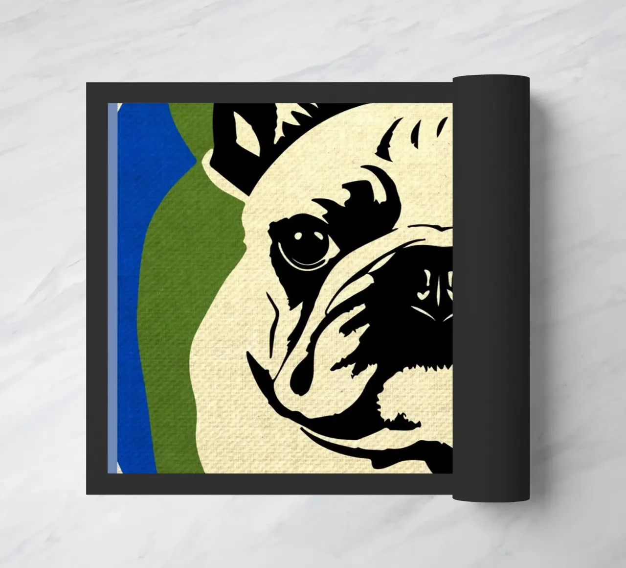 Bulldog francese zerbino da Drew Studio