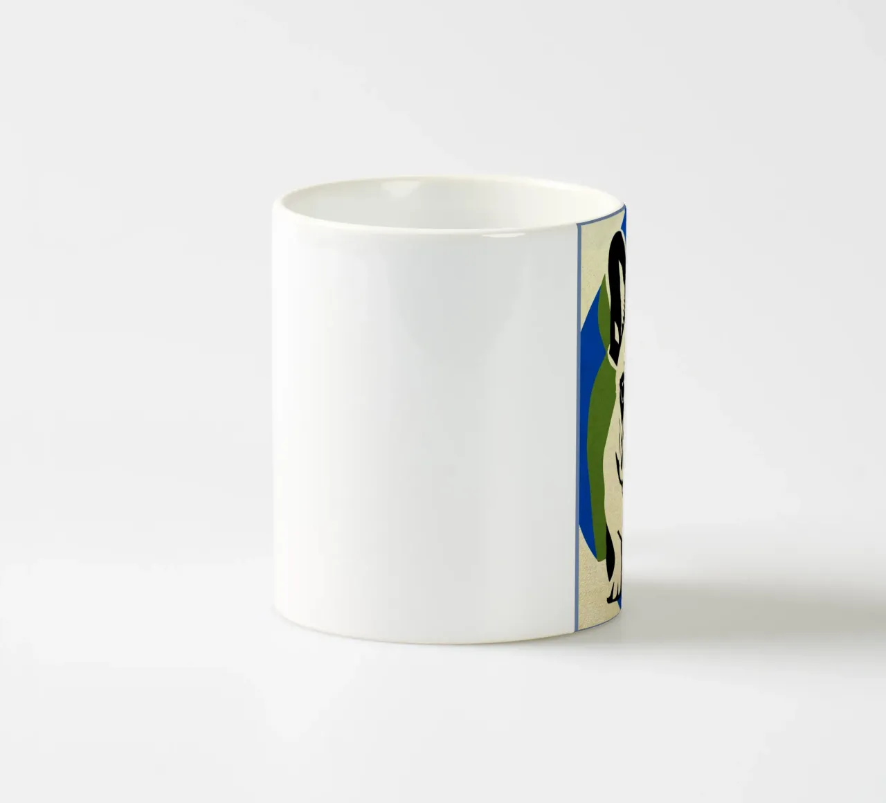 Bulldog francese tazza in ceramica da Drew Studio