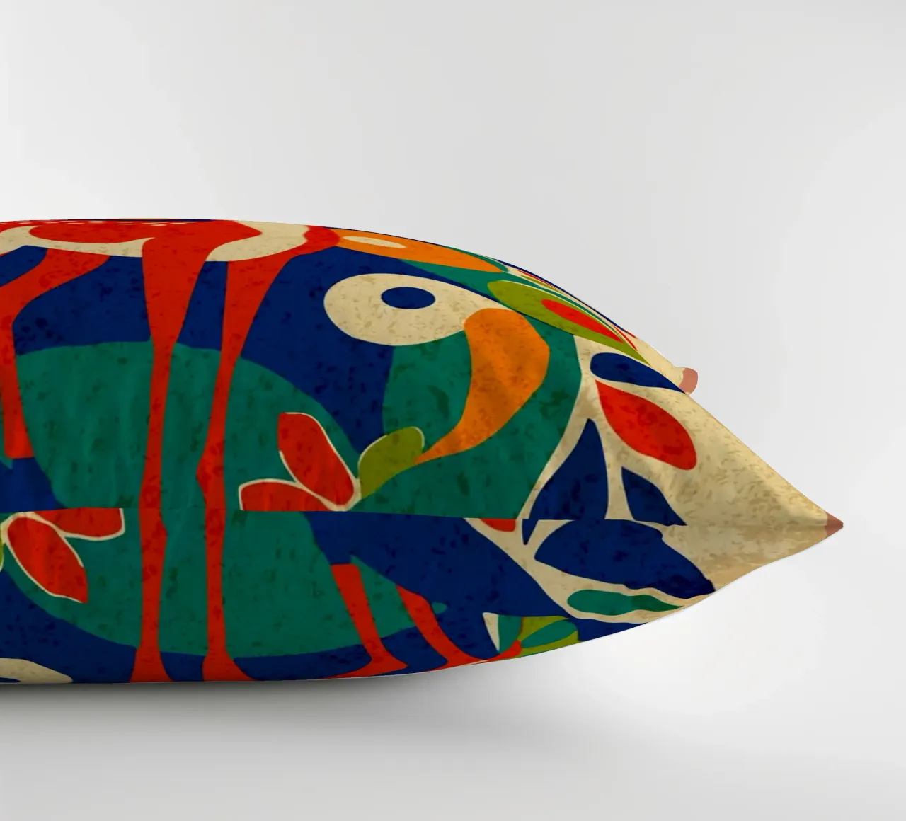 Cervo con motivo floreale cuscino da Drew Studio