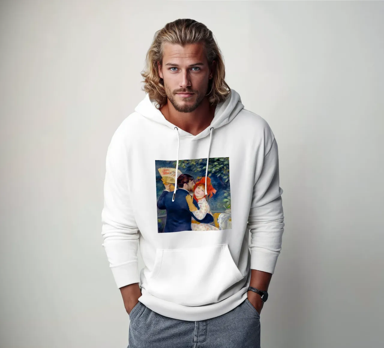Ballare in campagna felpa con cappuccio da LaurelArt