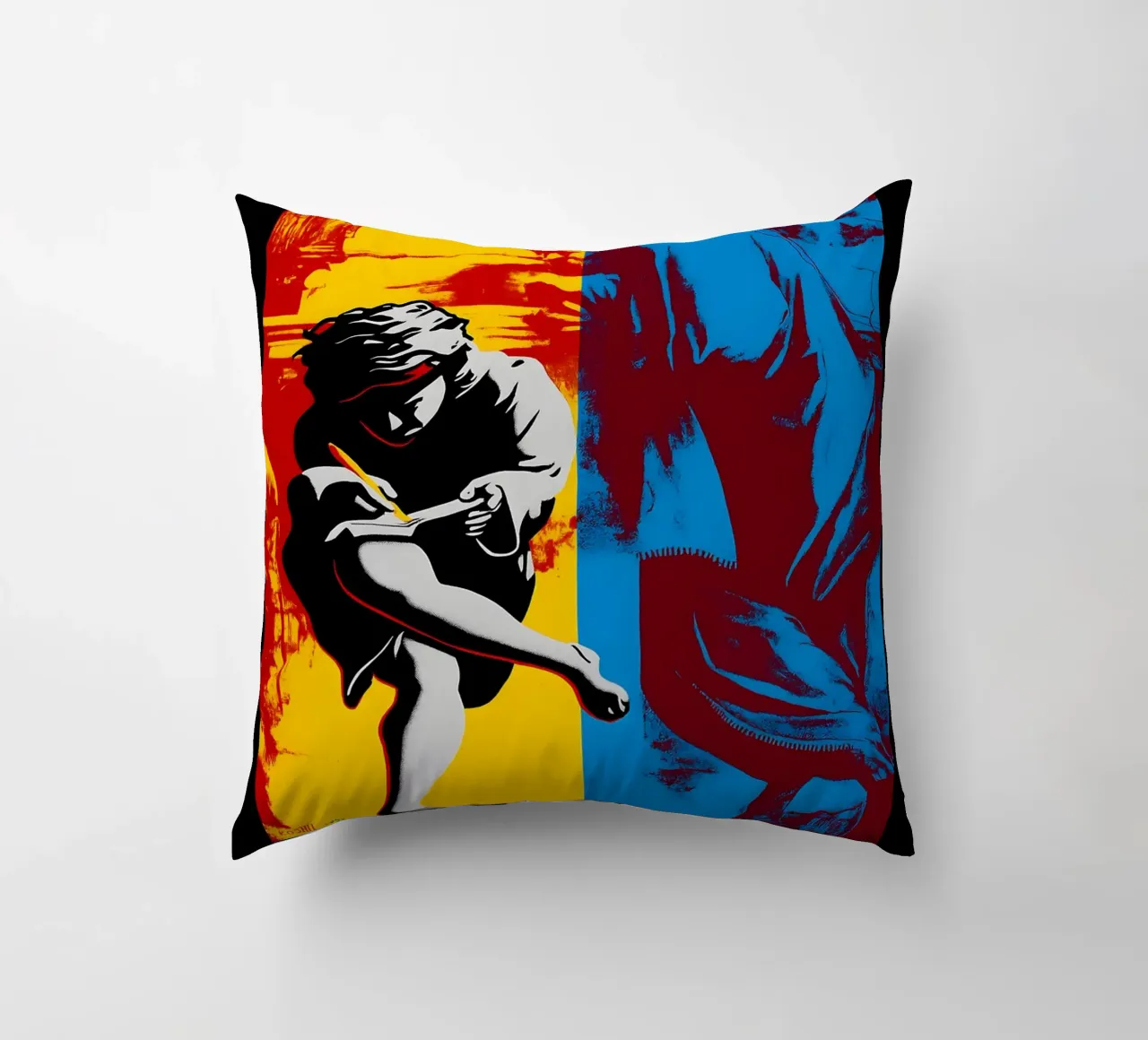 Guns N_ Roses Poster - Use Your Illusion cuscino da DGUnder