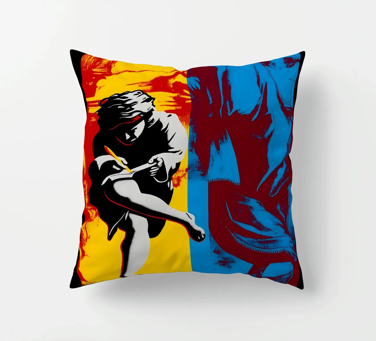 Guns N_ Roses Poster - Use Your Illusion cuscino da DGUnder