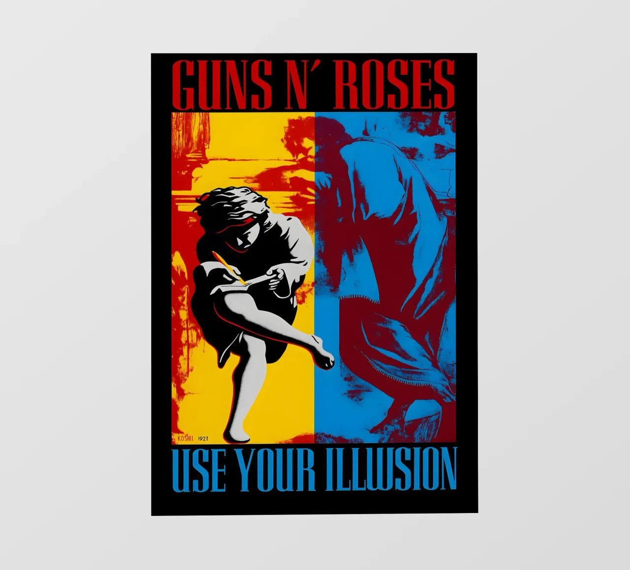 Guns N_ Roses Poster - Use Your Illusion pellicola backlit da DGUnder