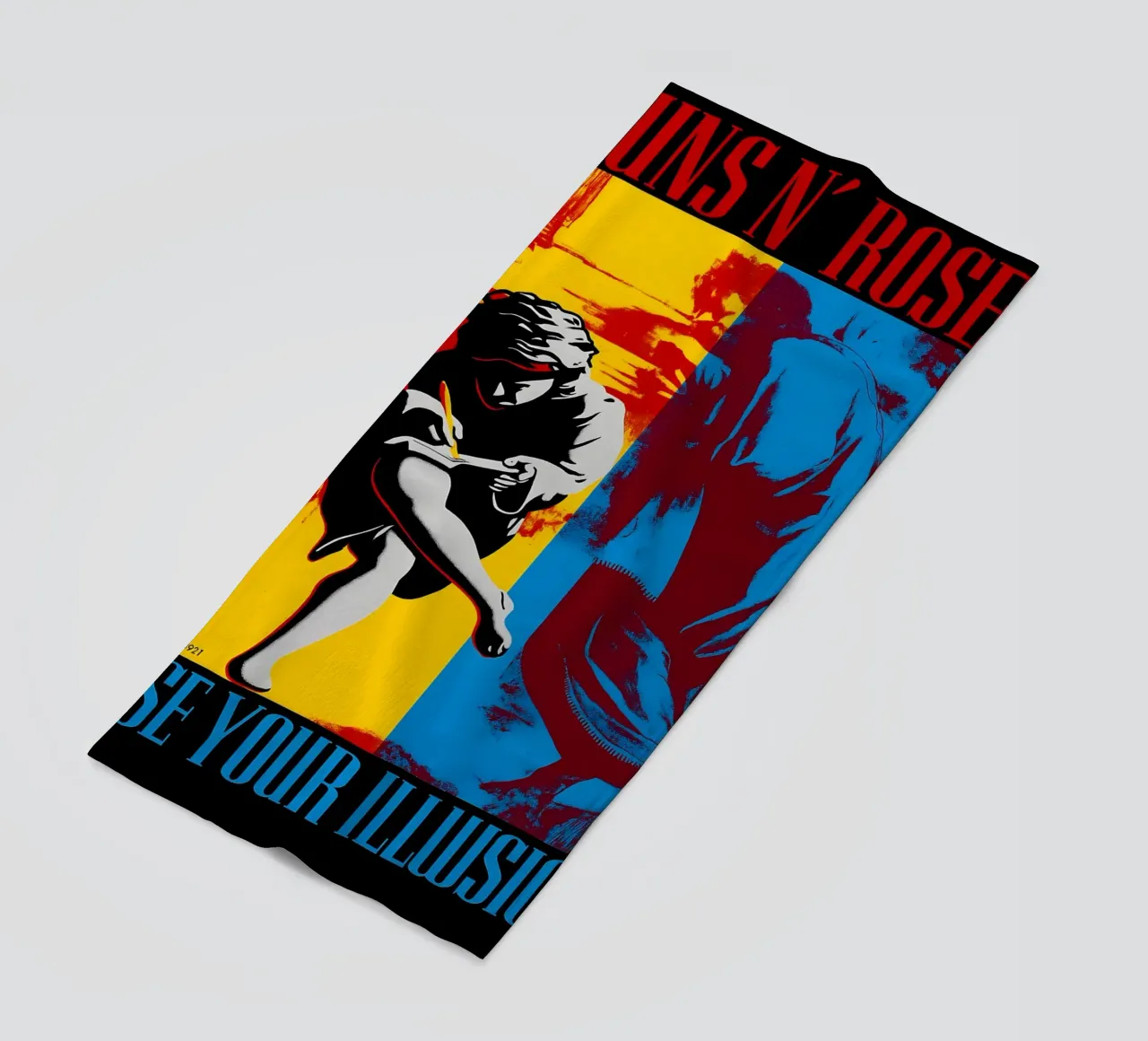 Guns N_ Roses Poster - Use Your Illusion beach towel by DGUnder