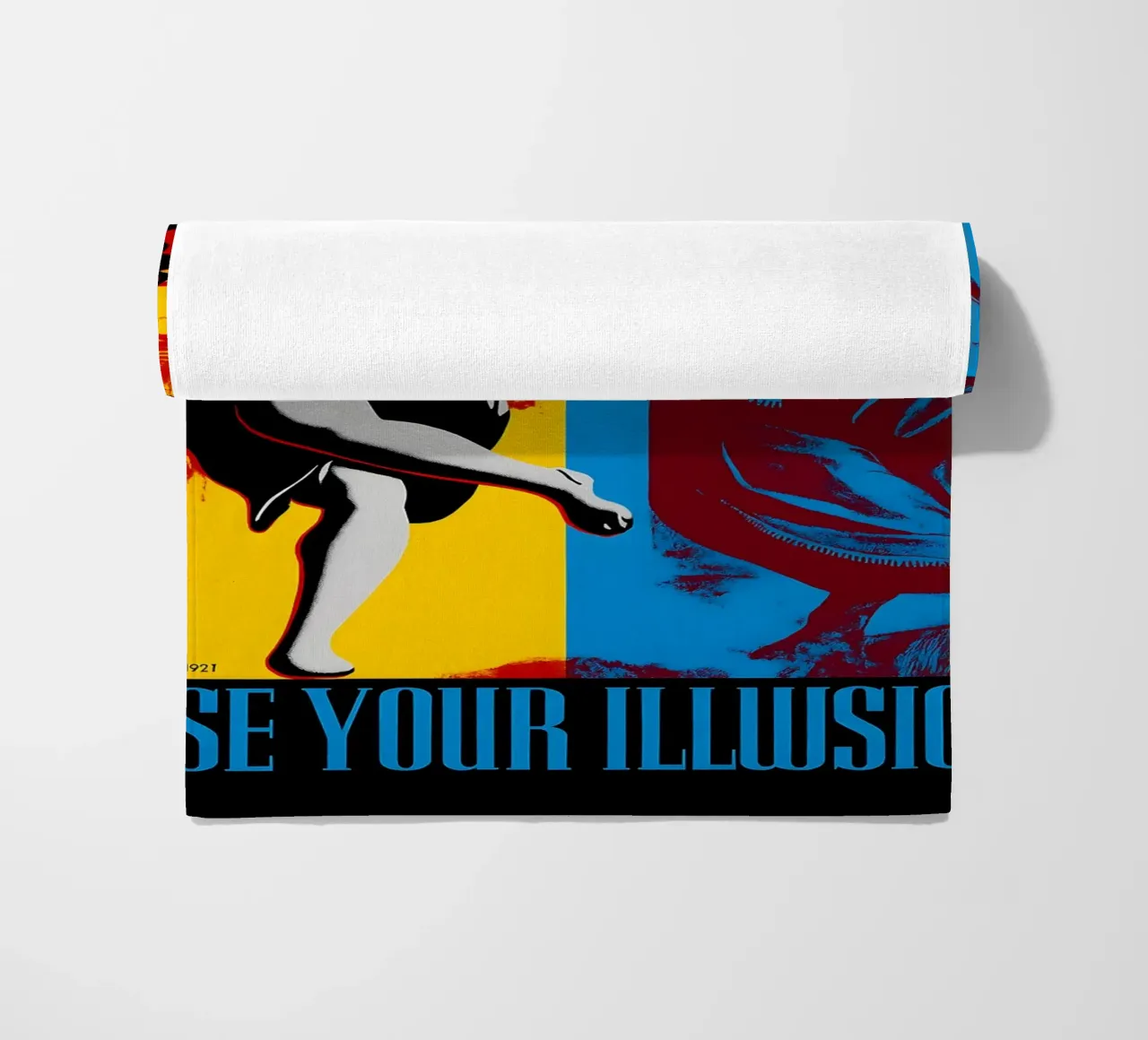 Guns N_ Roses Poster - Use Your Illusion beach towel by DGUnder