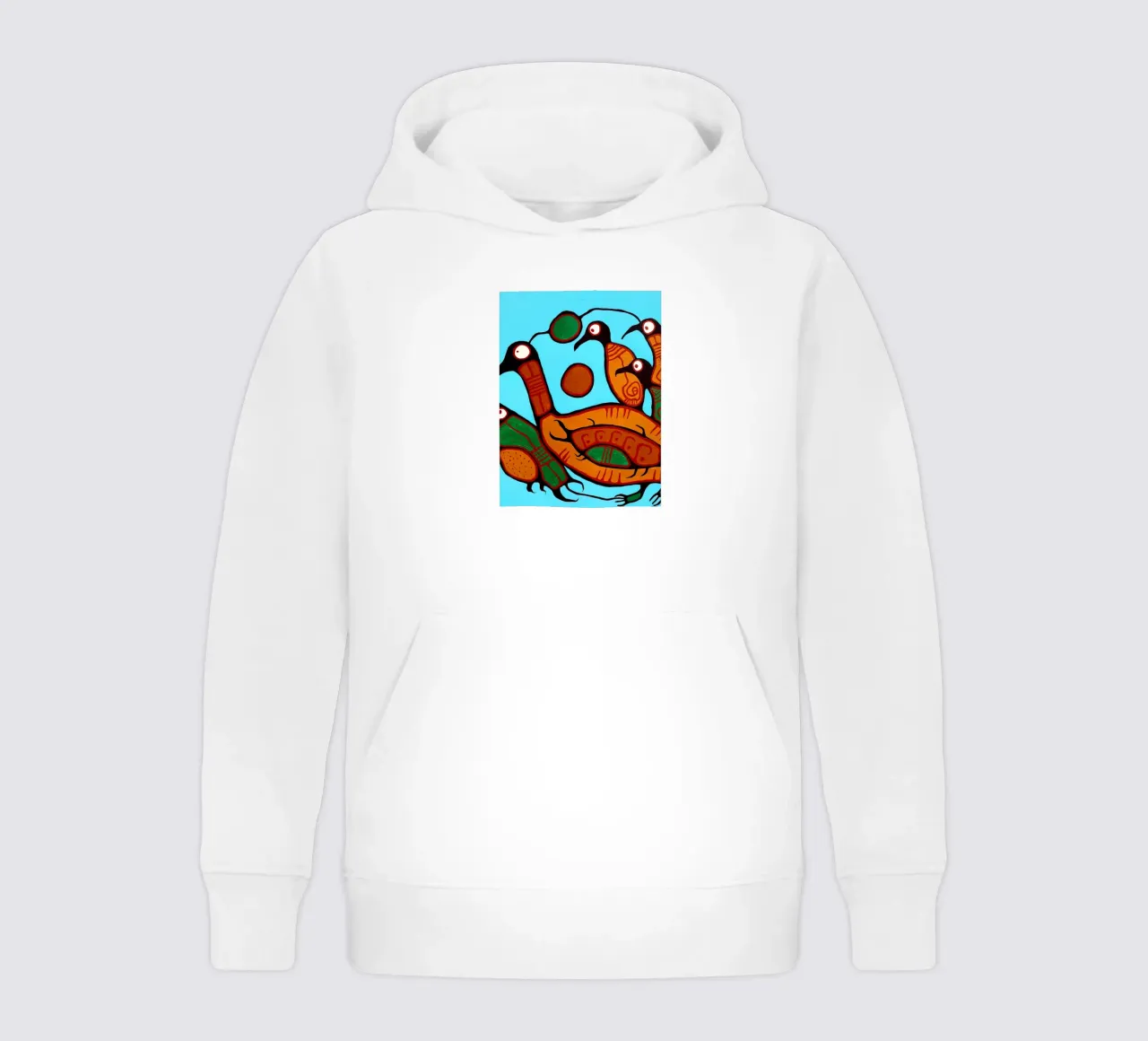Uccelli acquatici felpa bambino con cappuccio da ARTMAIACREATION
