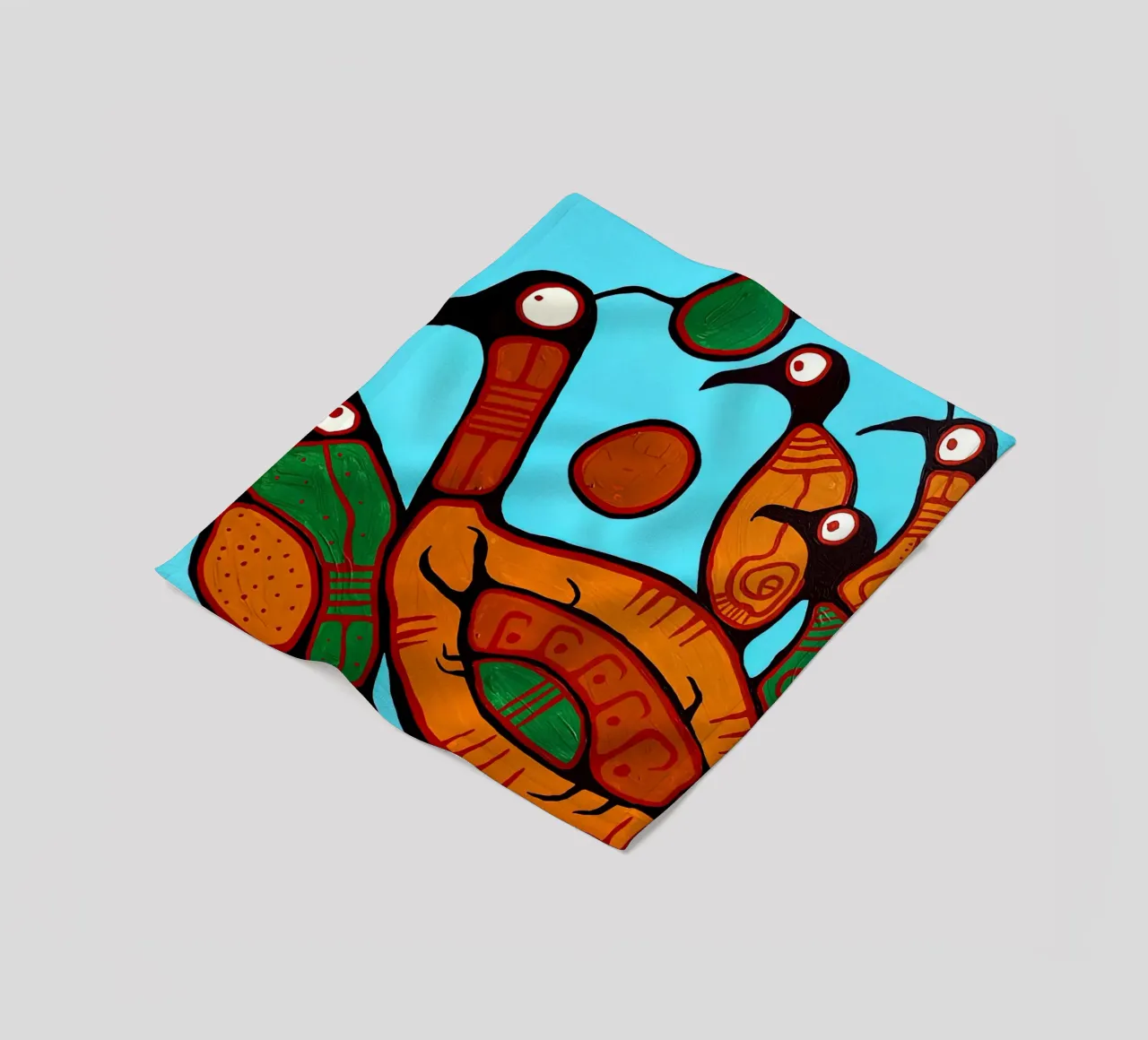 Uccelli acquatici coperta in pile da ARTMAIACREATION