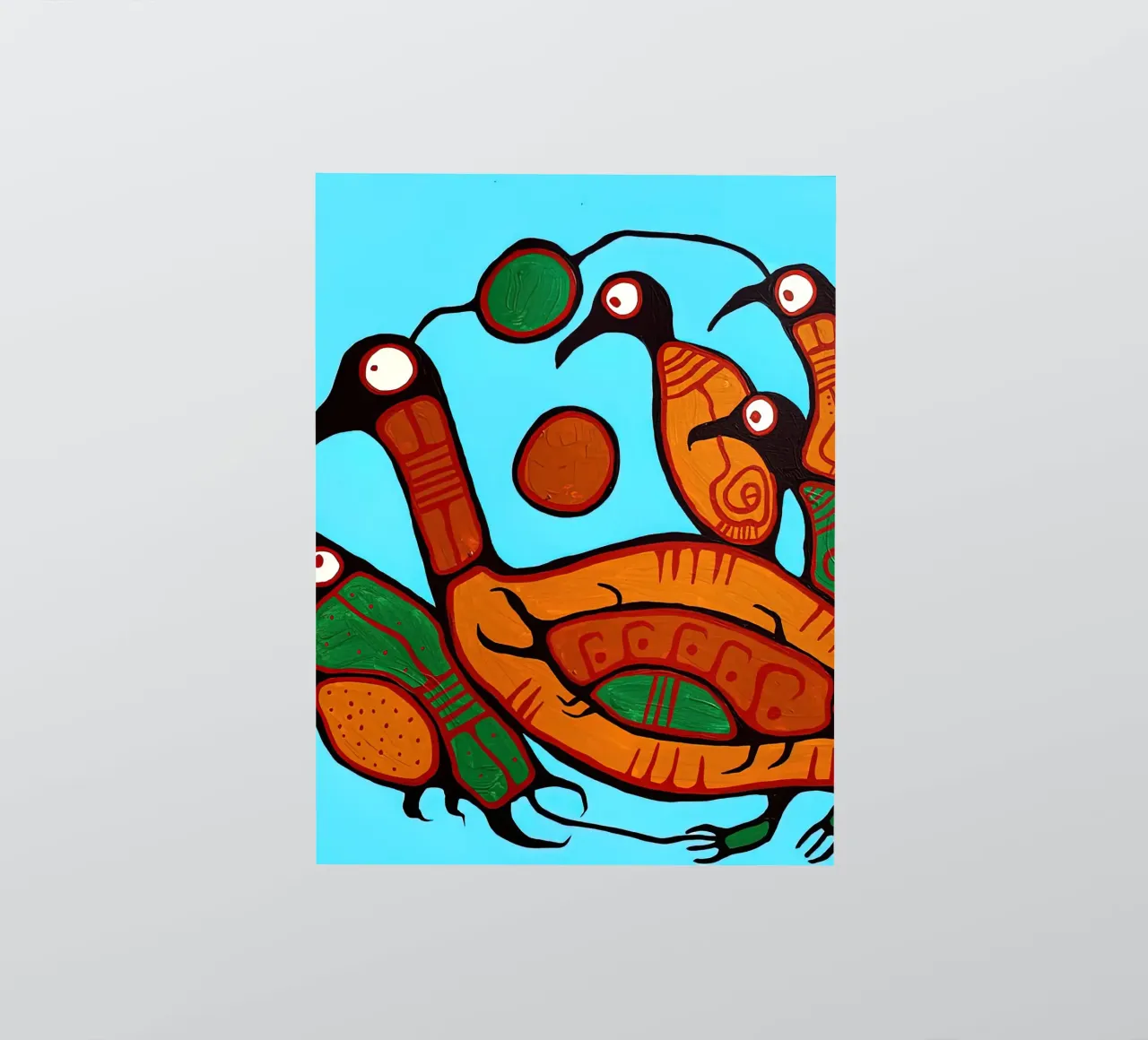 Water Fowl sticker by ARTMAIACREATION