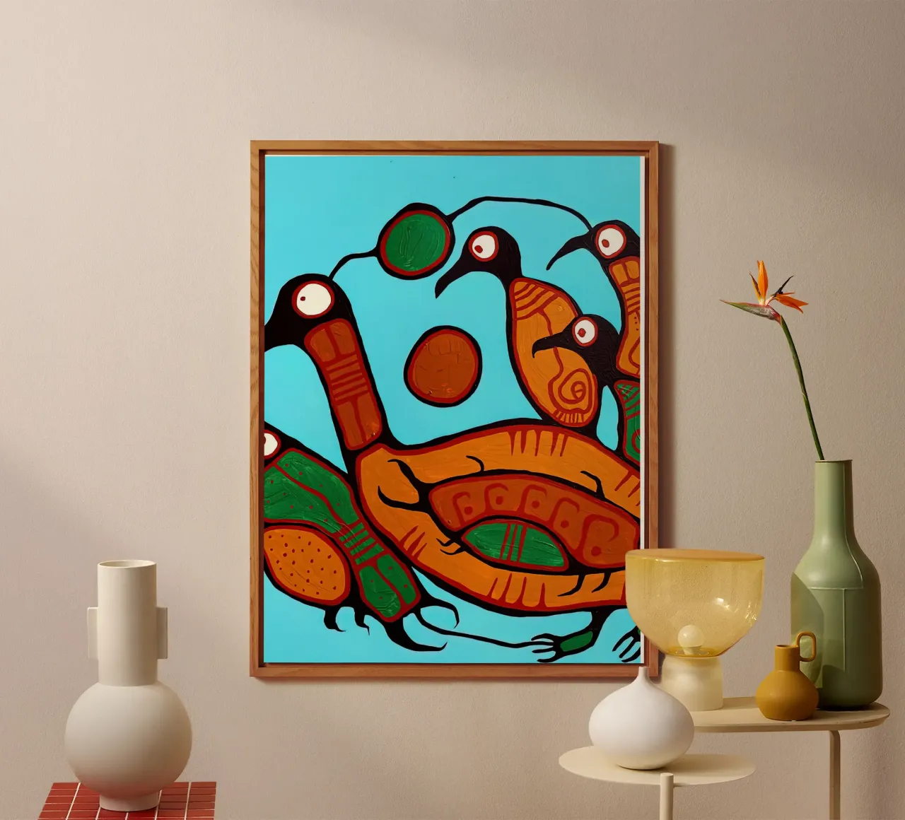 Uccelli acquatici alluminio dibond da ARTMAIACREATION
