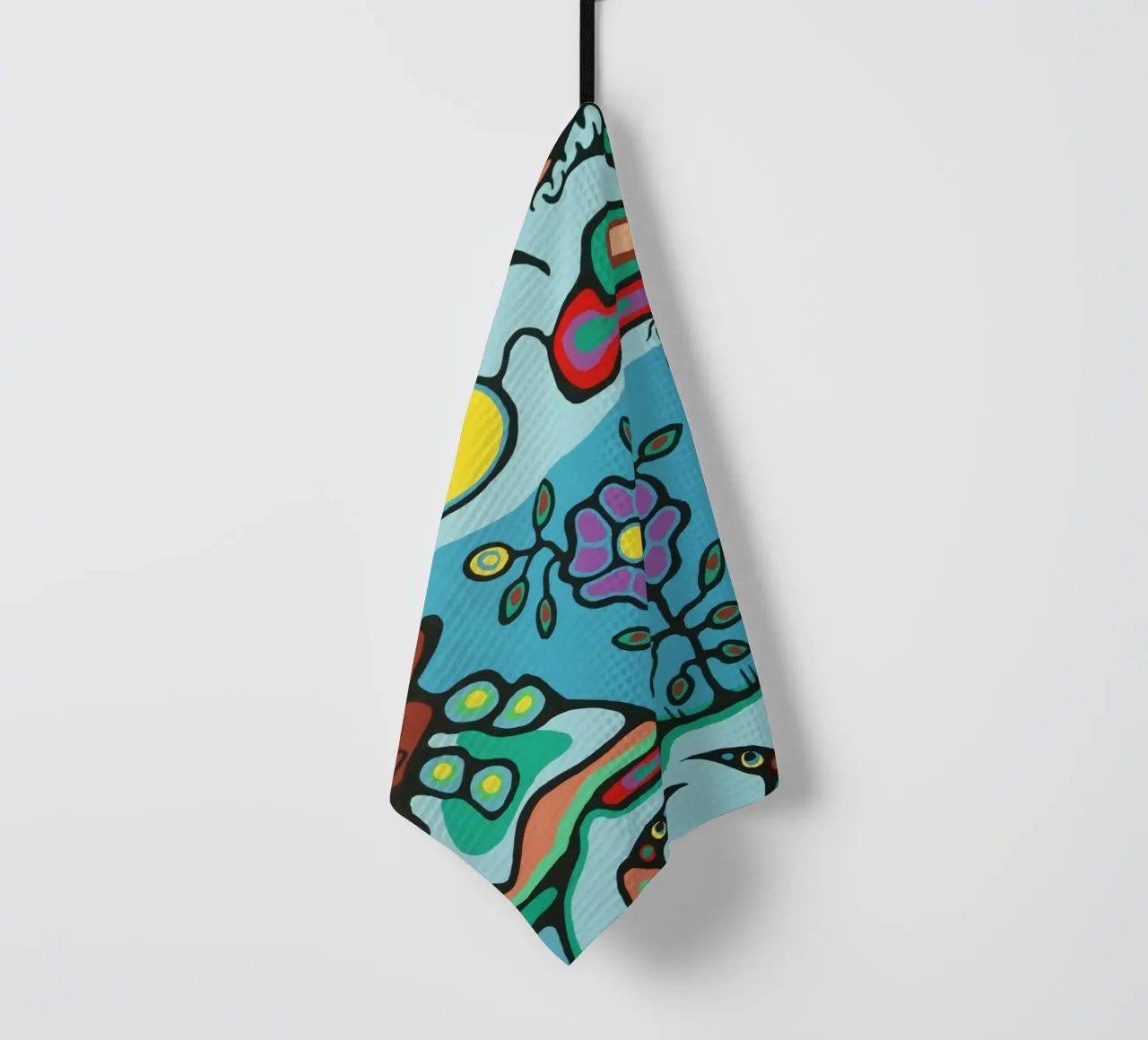 Norval Morisseau Geschirrtuch von ARTMAIACREATION