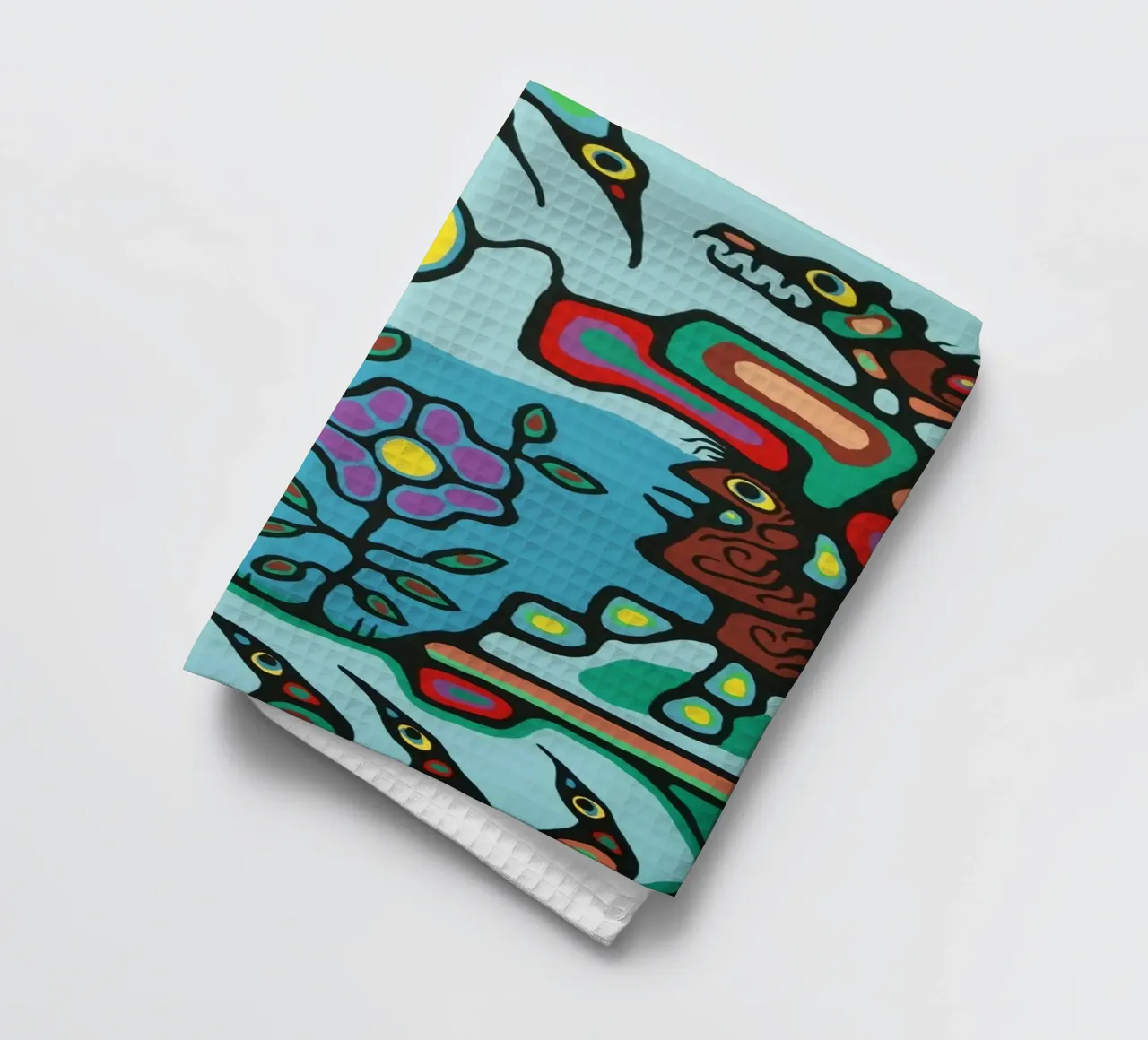Norval Morisseau Geschirrtuch von ARTMAIACREATION