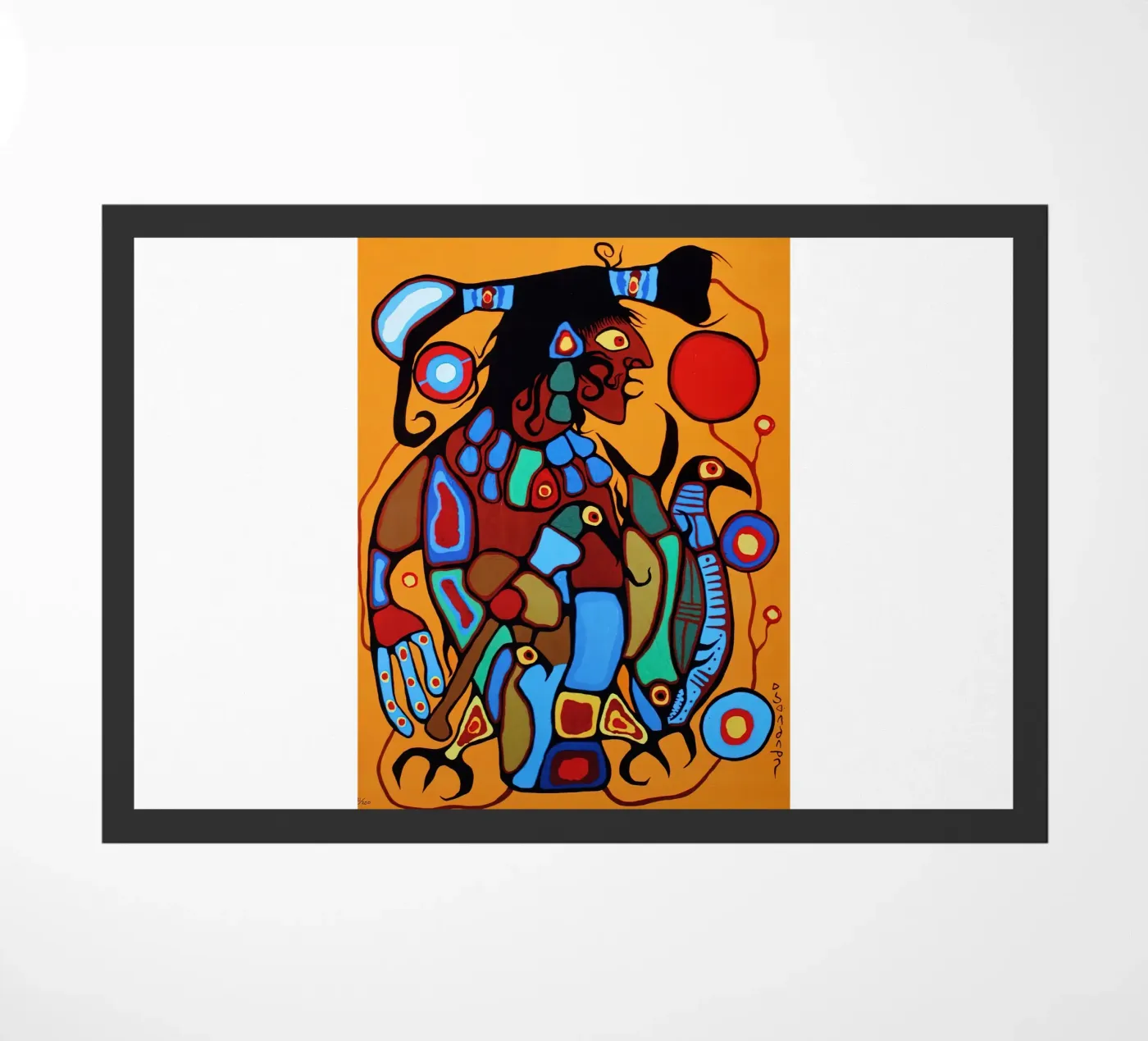 Hand Numbered doormat by ARTMAIACREATION