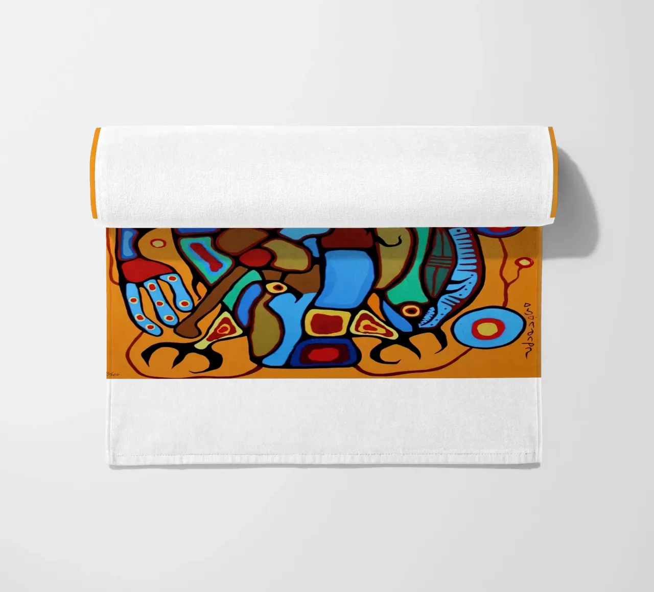 Numerato a mano telo mare da ARTMAIACREATION