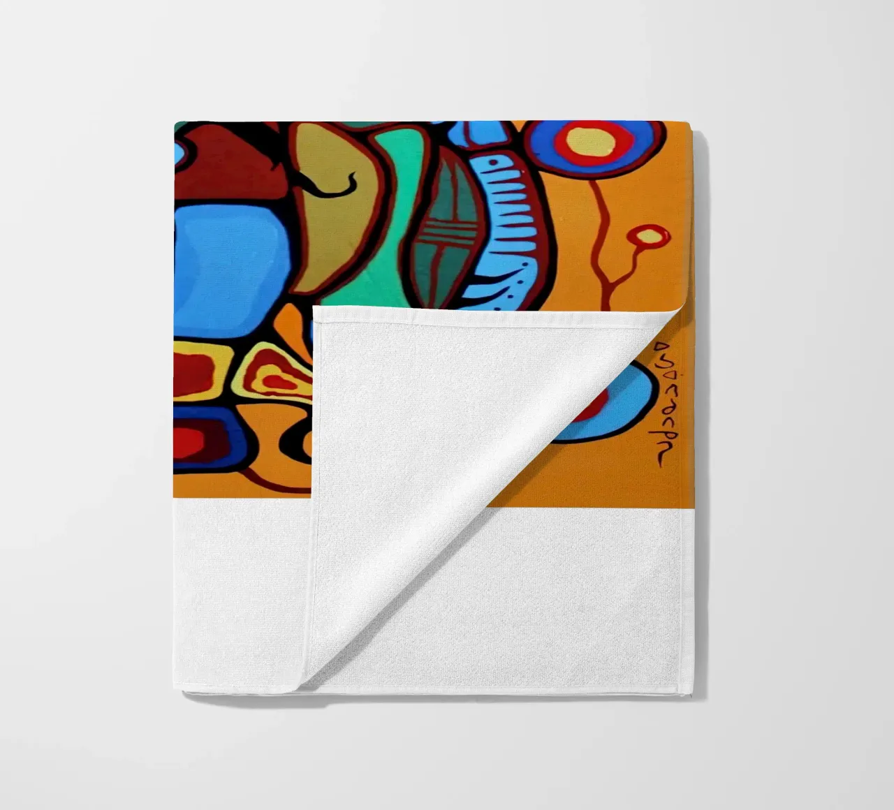 Numerato a mano telo mare da ARTMAIACREATION