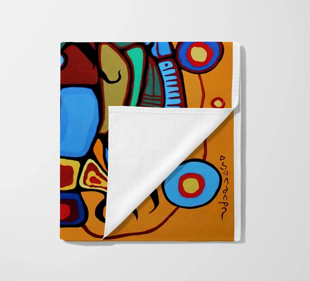 Numerato a mano telo mare da ARTMAIACREATION