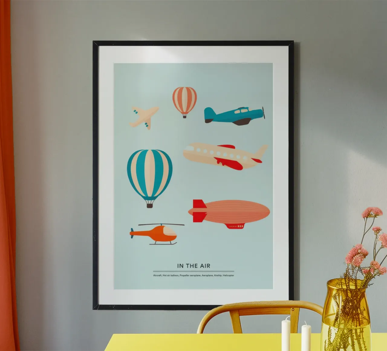 In the Air poster by muench benjamin
