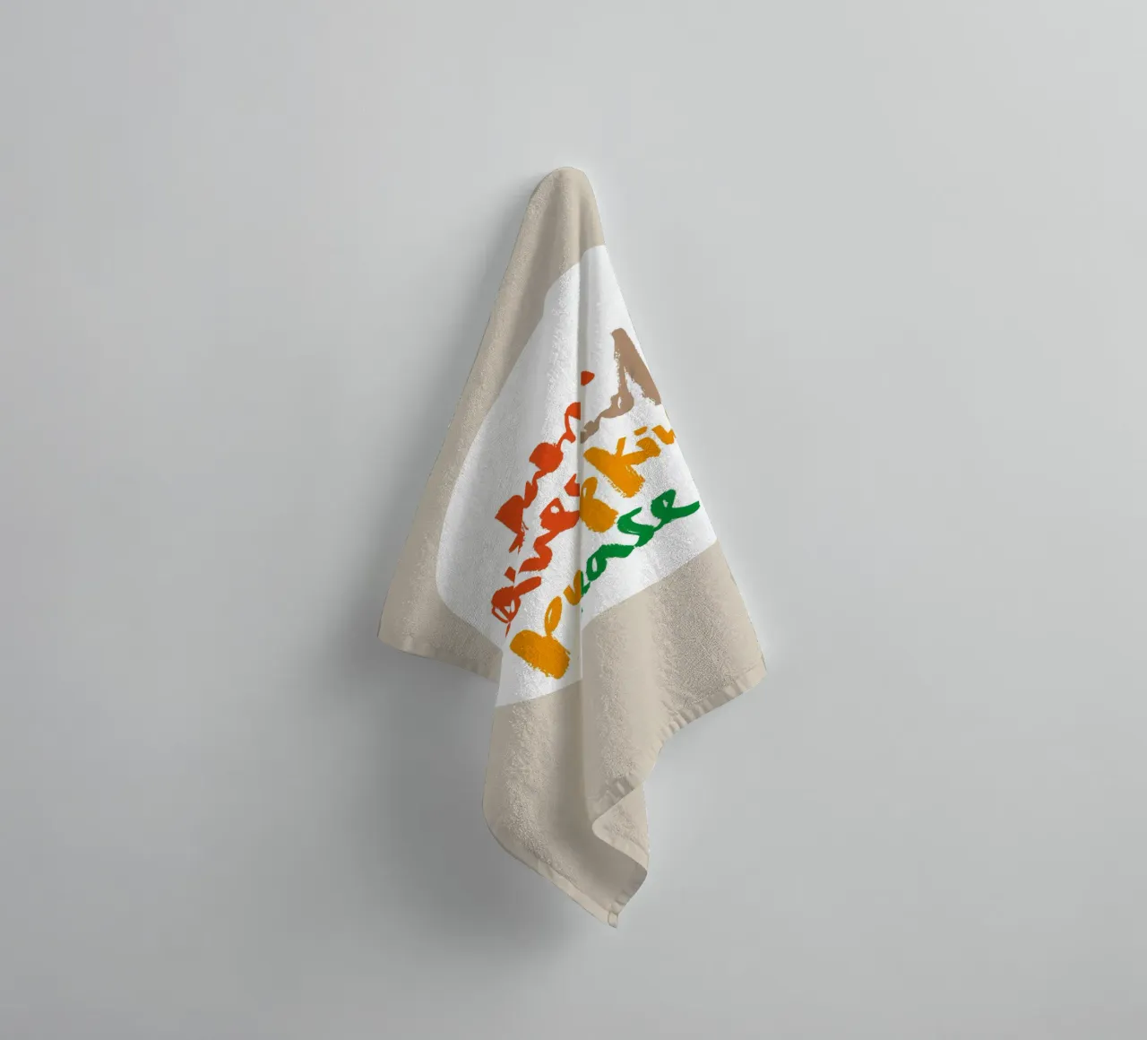 Fall leafs and pumpkins please asciugamano da bagno da Brushmeetspaper
