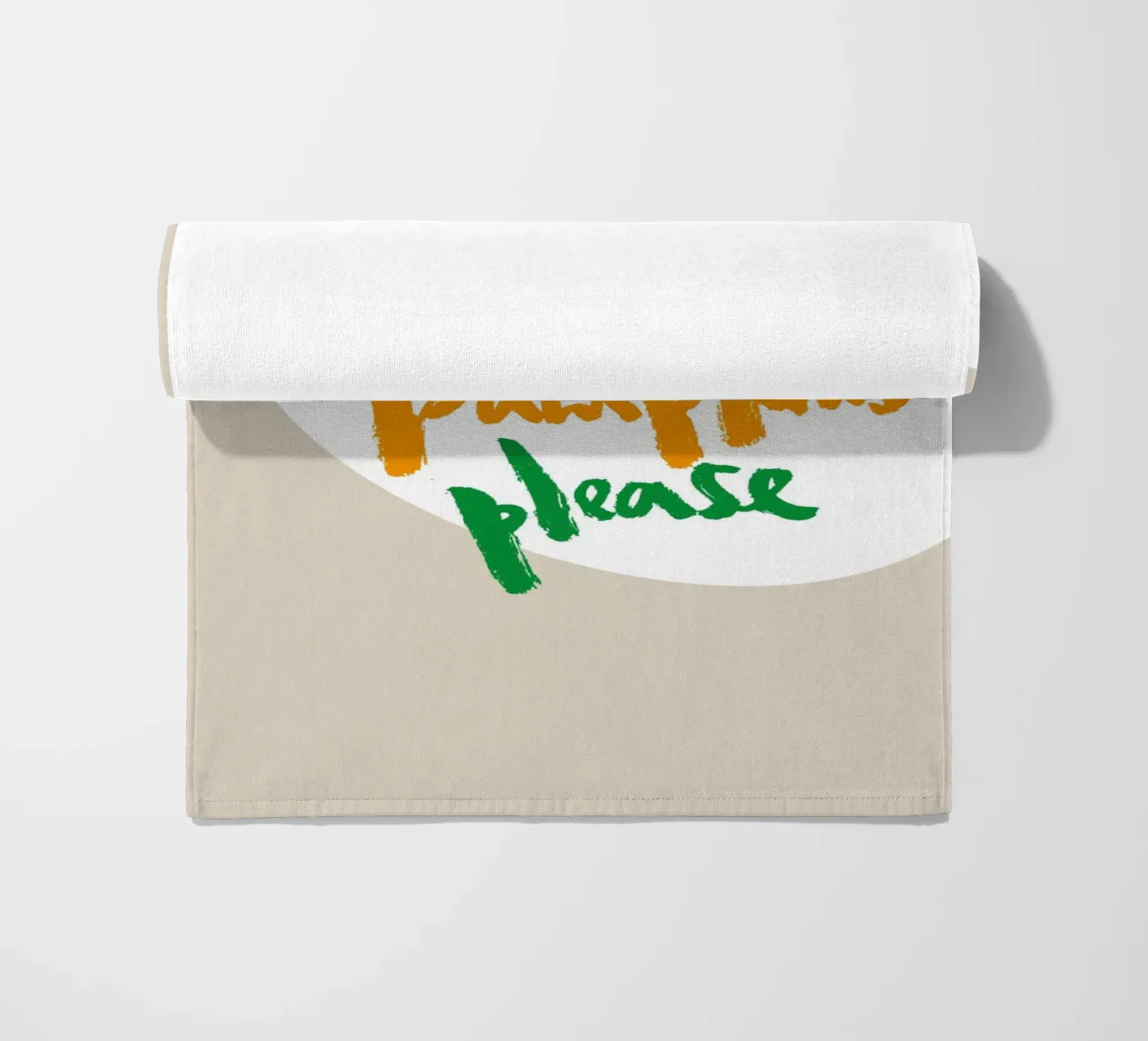 Fall leafs and pumpkins please telo mare da Brushmeetspaper