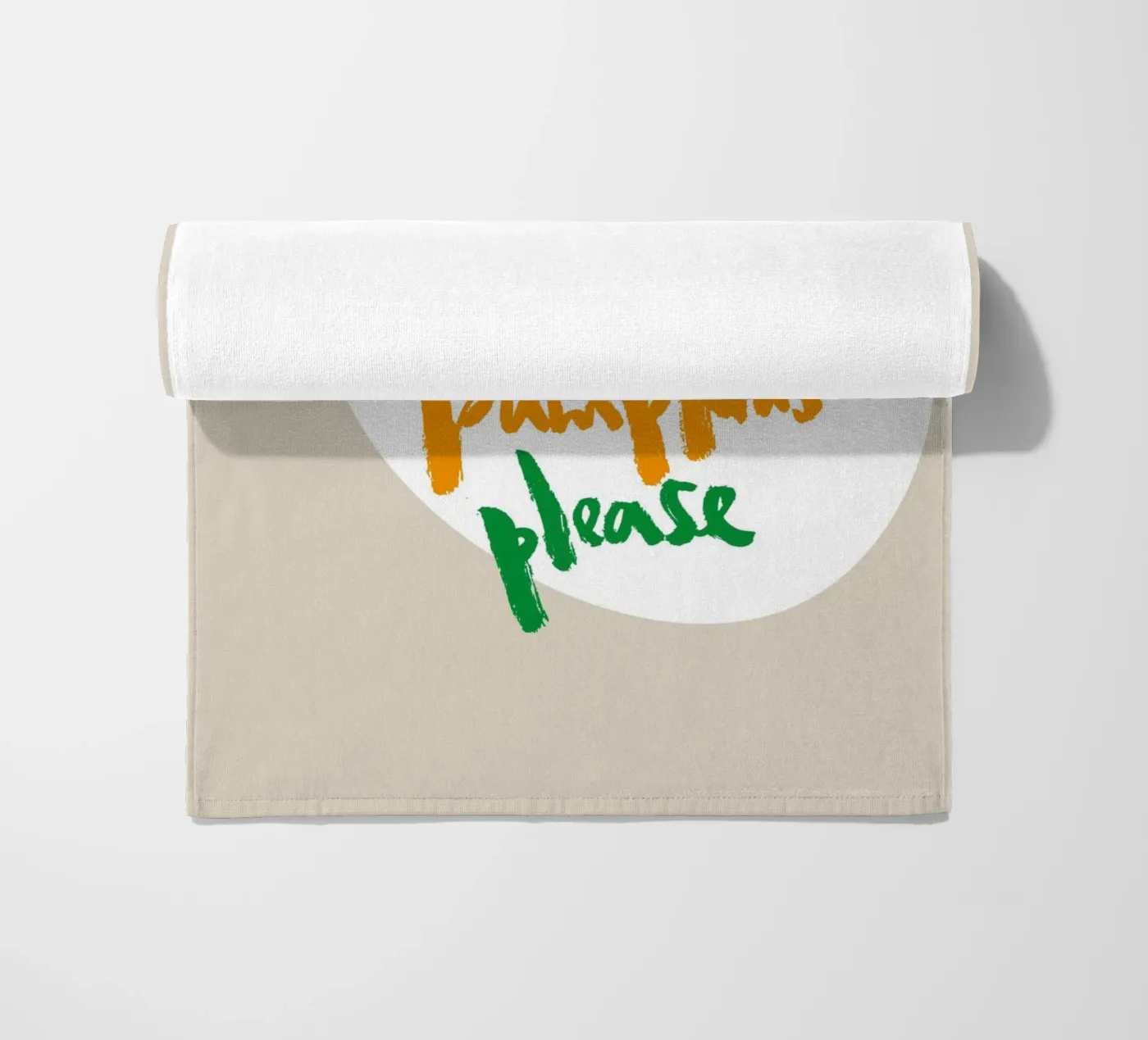 Fall leafs and pumpkins please telo mare da Brushmeetspaper