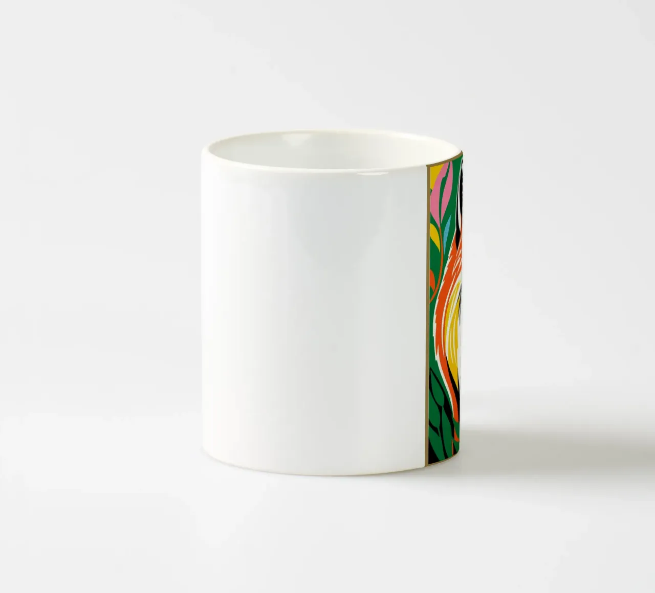 Volpe colorata tazza in ceramica da Drew Studio