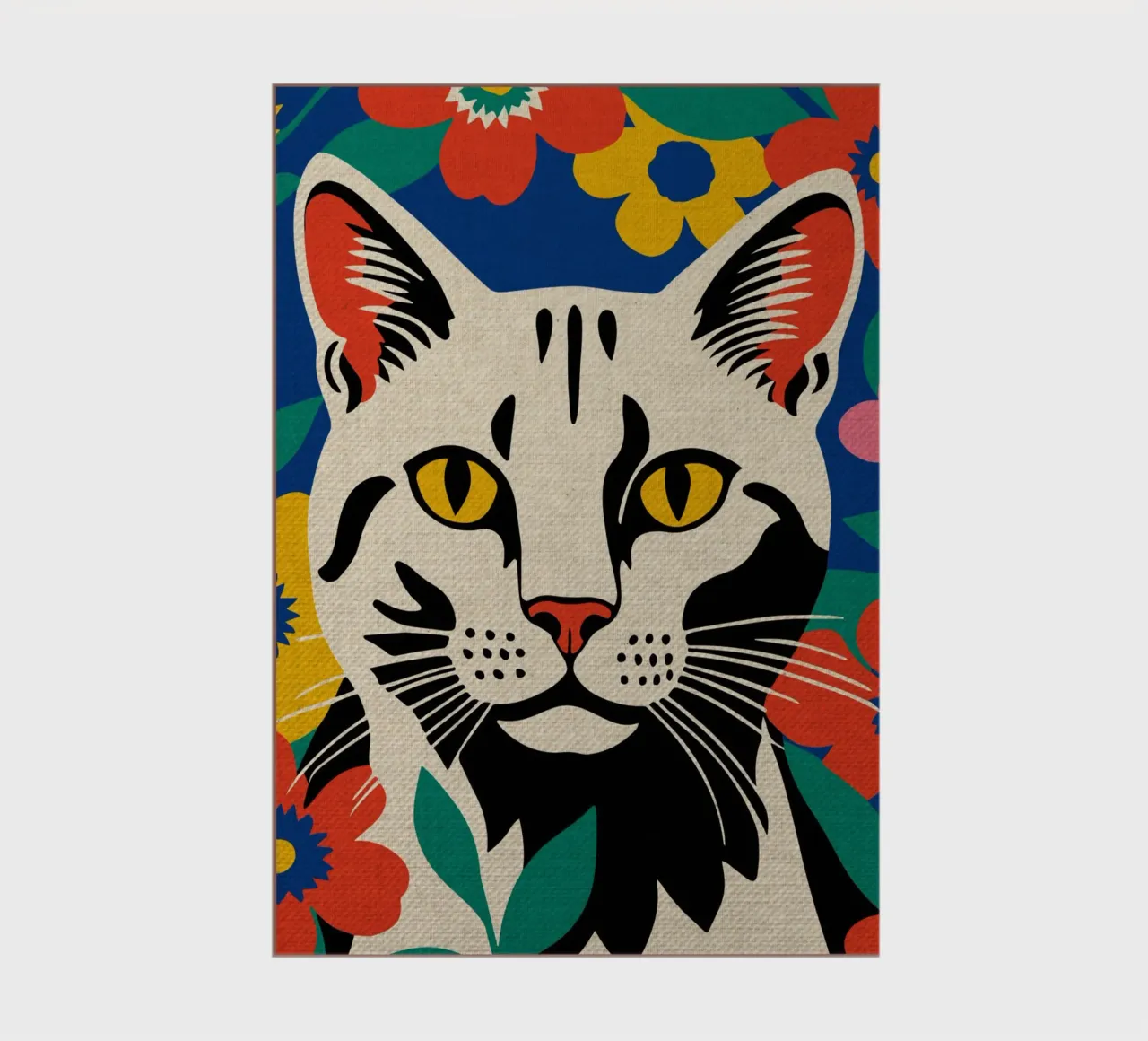 Chat coloré et mignon carnet de notes de Drew Studio