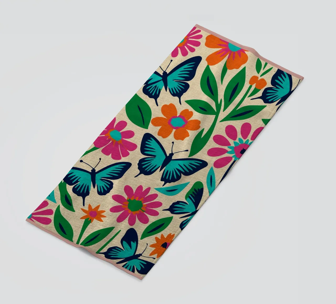 Farfalle colorate telo mare da Drew Studio