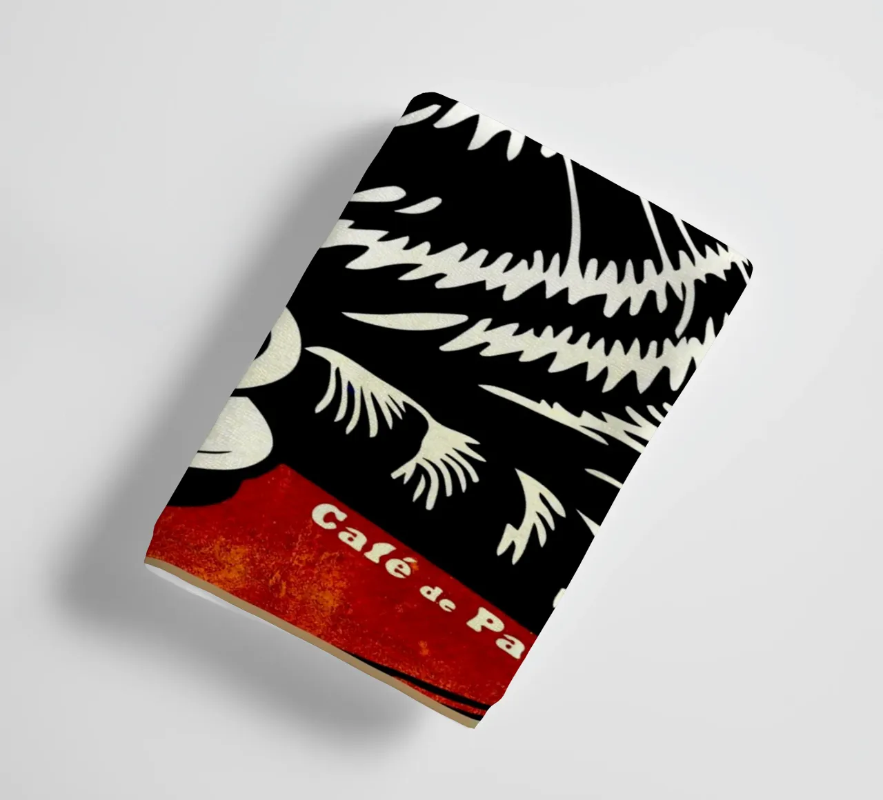 Cat in Beret with Coffee towel by Drew Studio