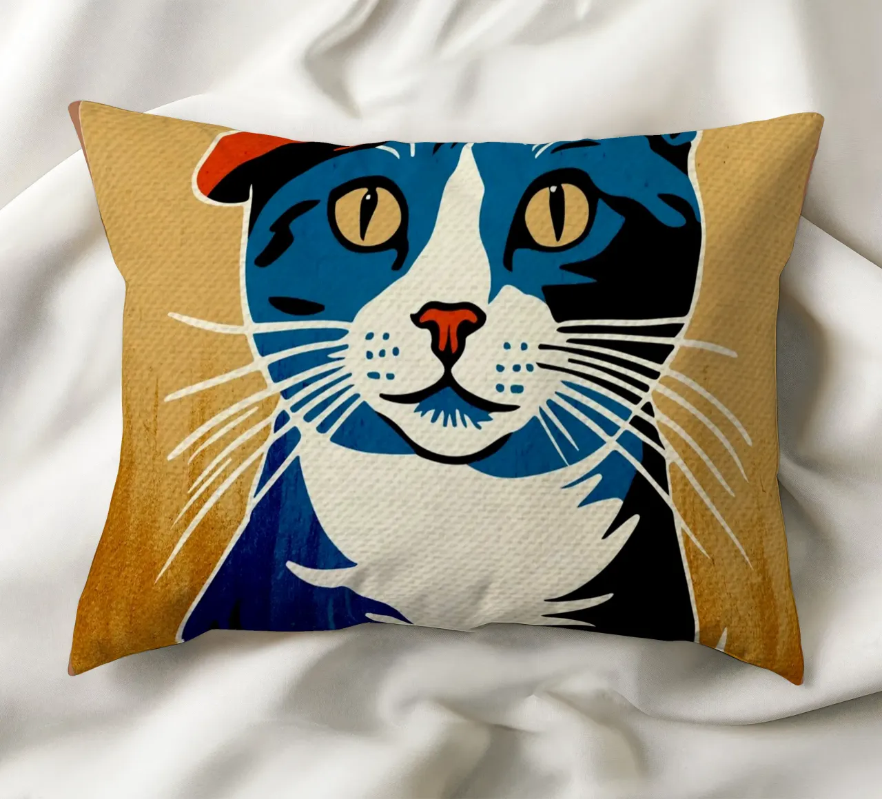 Bonjour Gatto con berretto cuscino da Drew Studio
