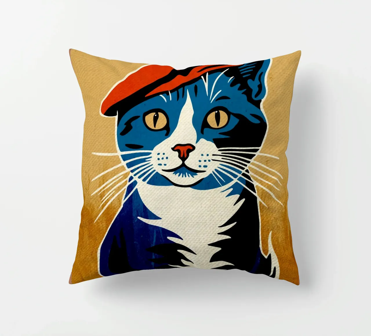 Bonjour Gatto con berretto cuscino da Drew Studio