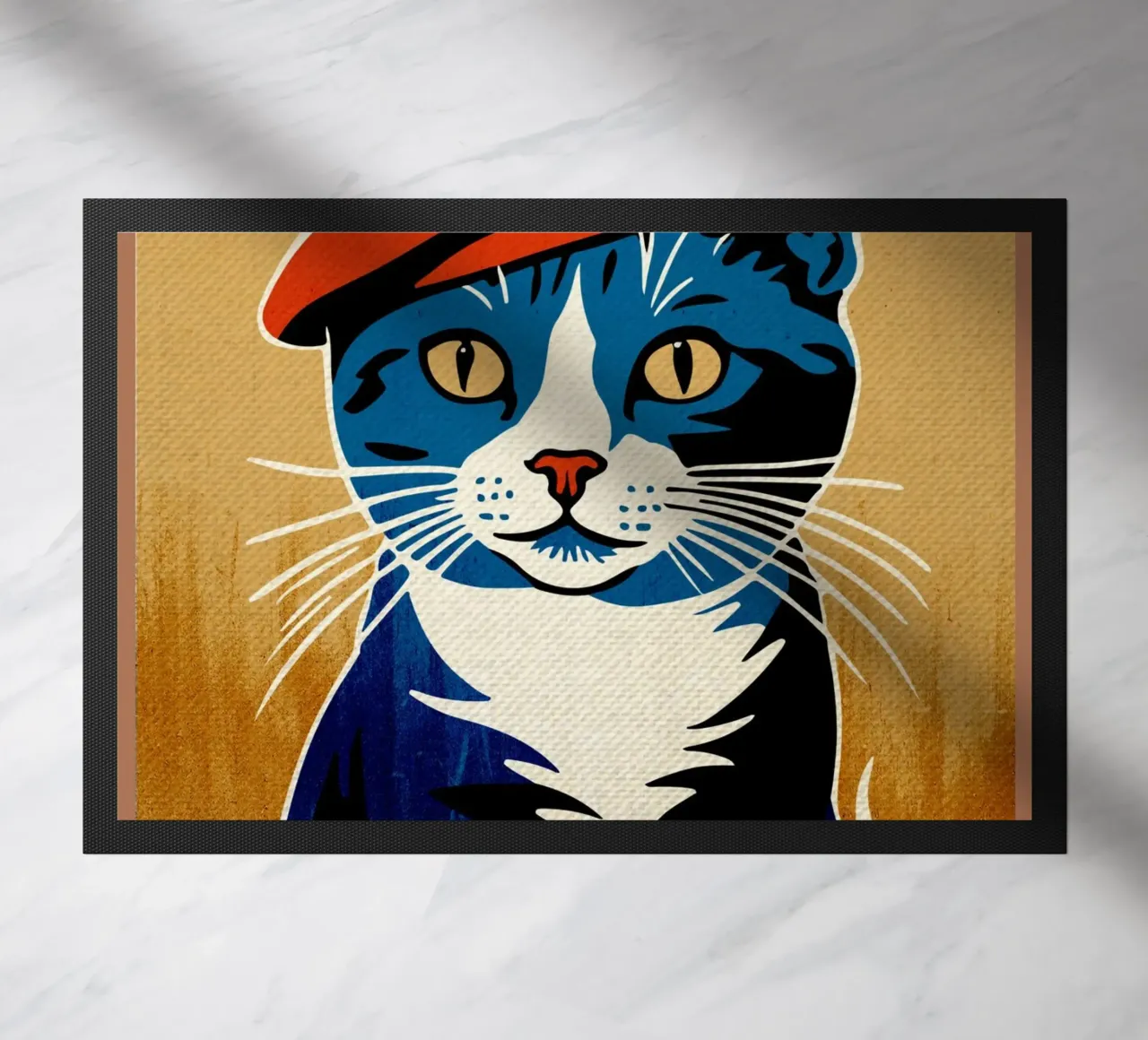 Bonjour Gatto con berretto zerbino da Drew Studio