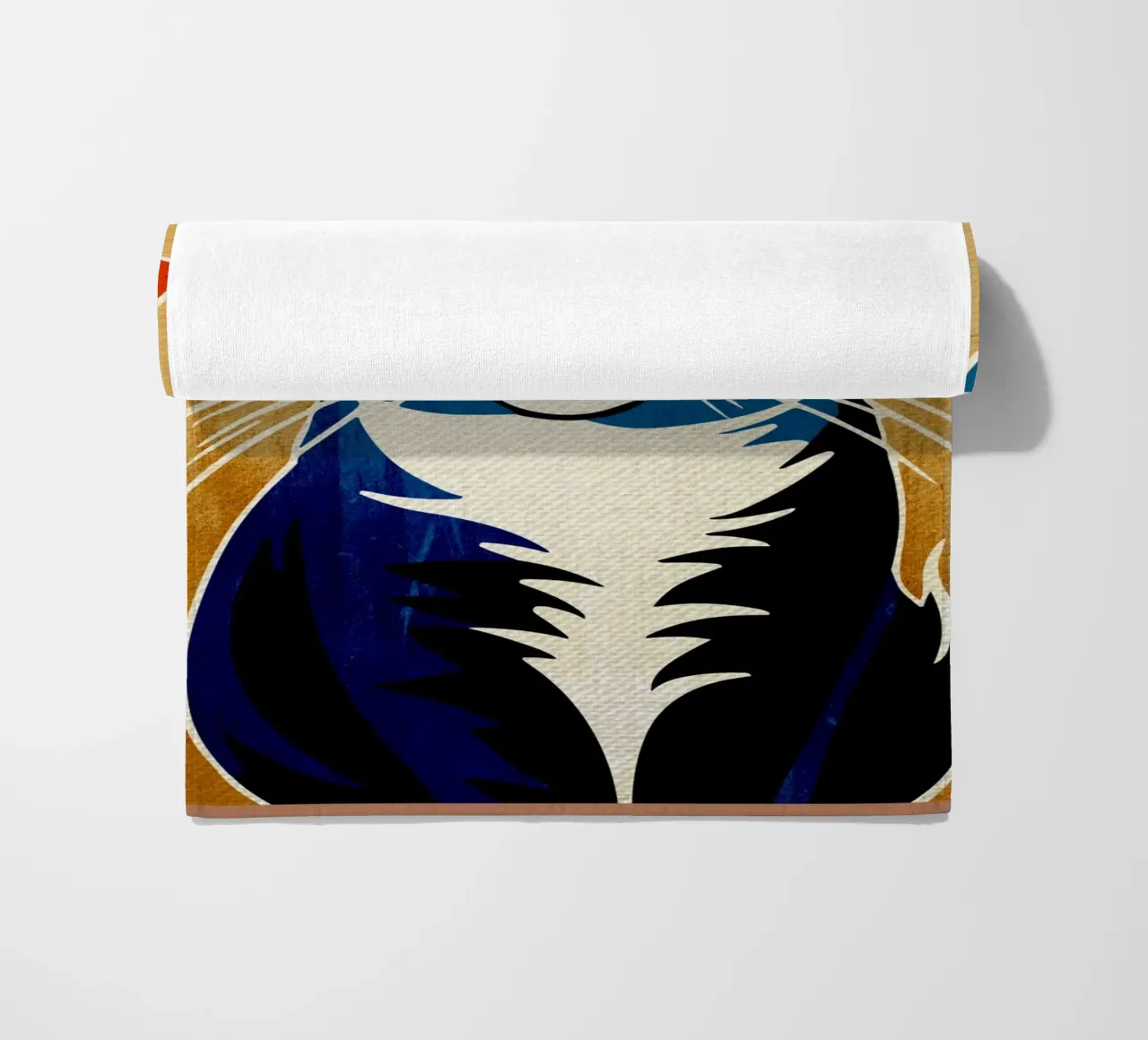 Bonjour Gatto con berretto telo mare da Drew Studio