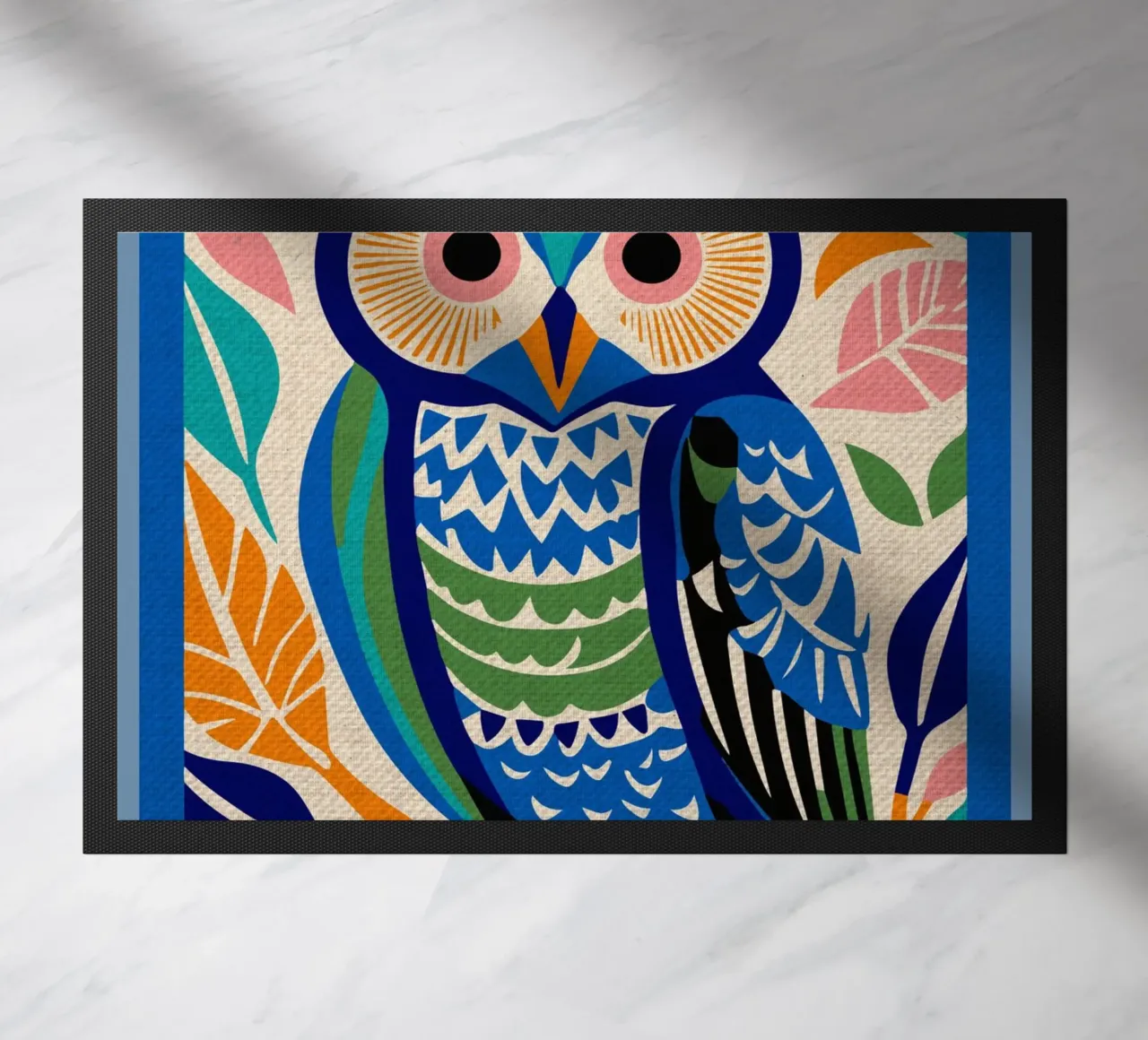 Gufo selvatico blu zerbino da Drew Studio