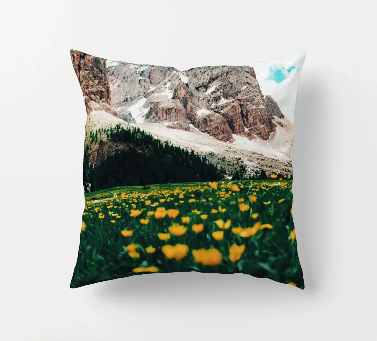 fiori di montagna cuscino da Nature's Palette